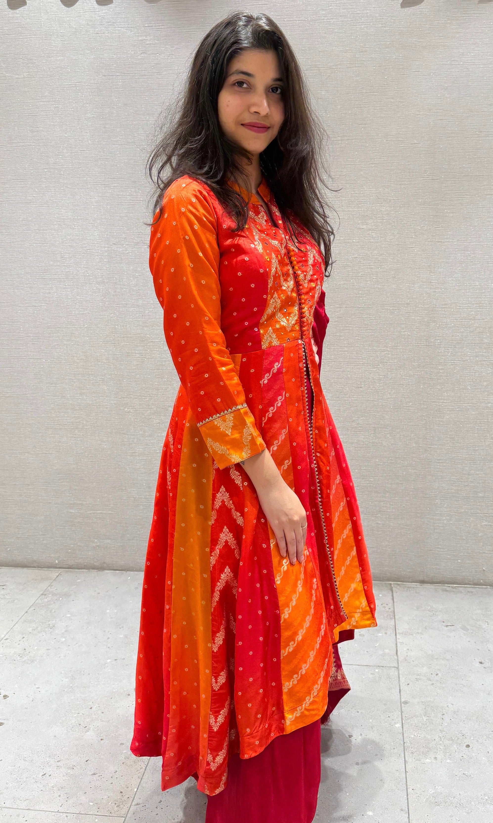 Orange palazzo