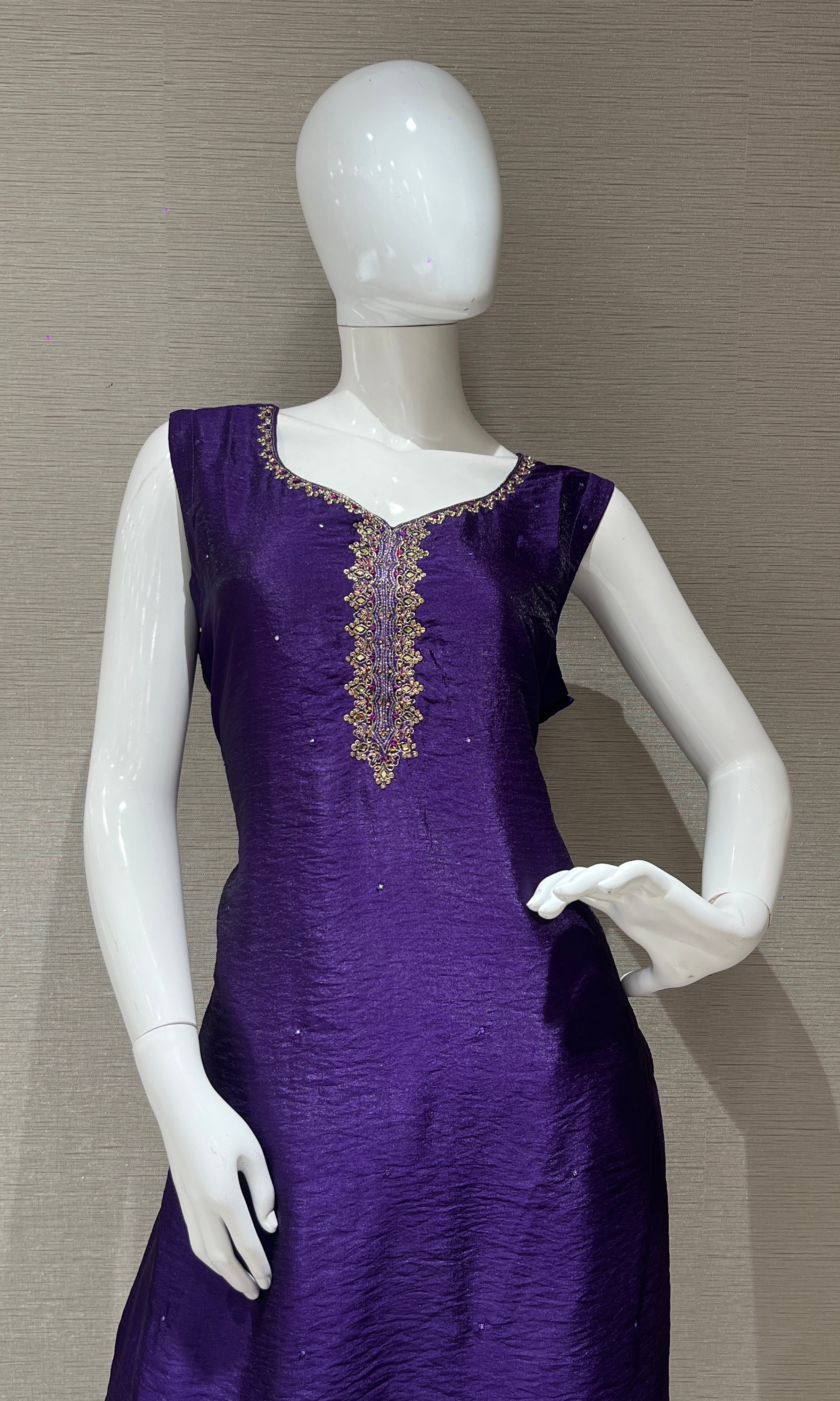 Purple purple kurta set