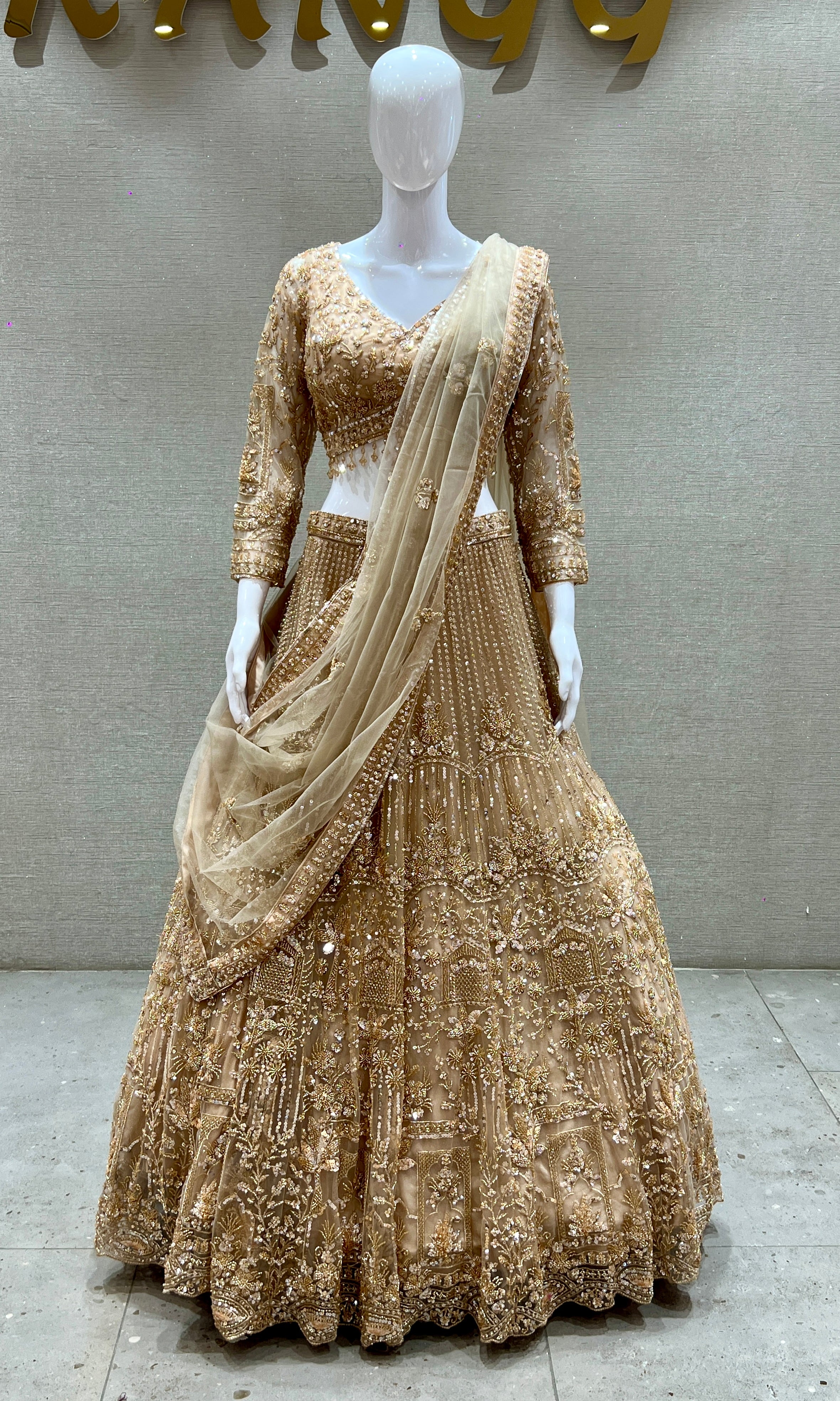 Ivory Lehenga