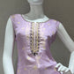 🪻Lavender kurta set with Banarasi Dupatta🪻