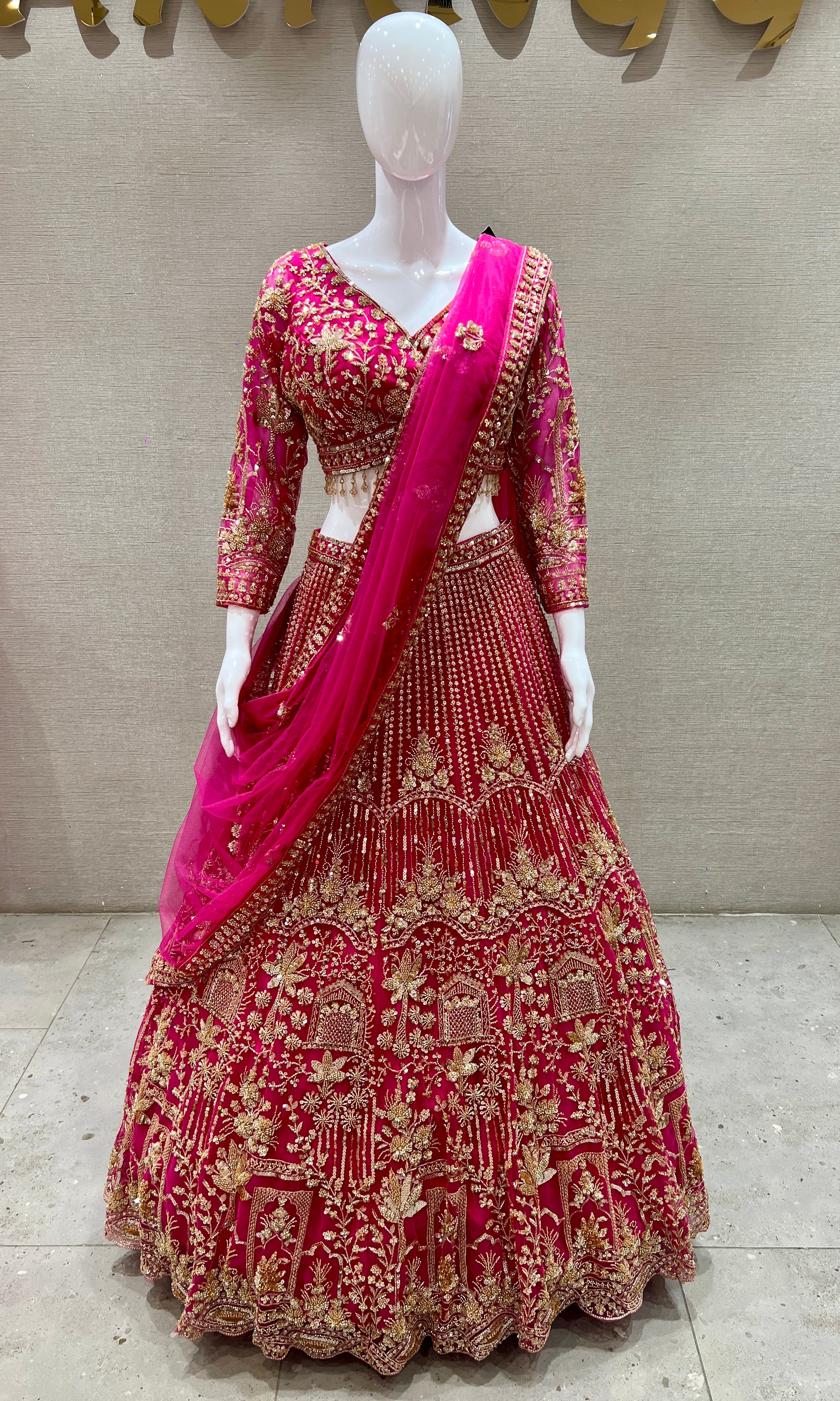 Pink Lehenga