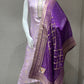 🪻Lavender kurta set with Banarasi Dupatta🪻