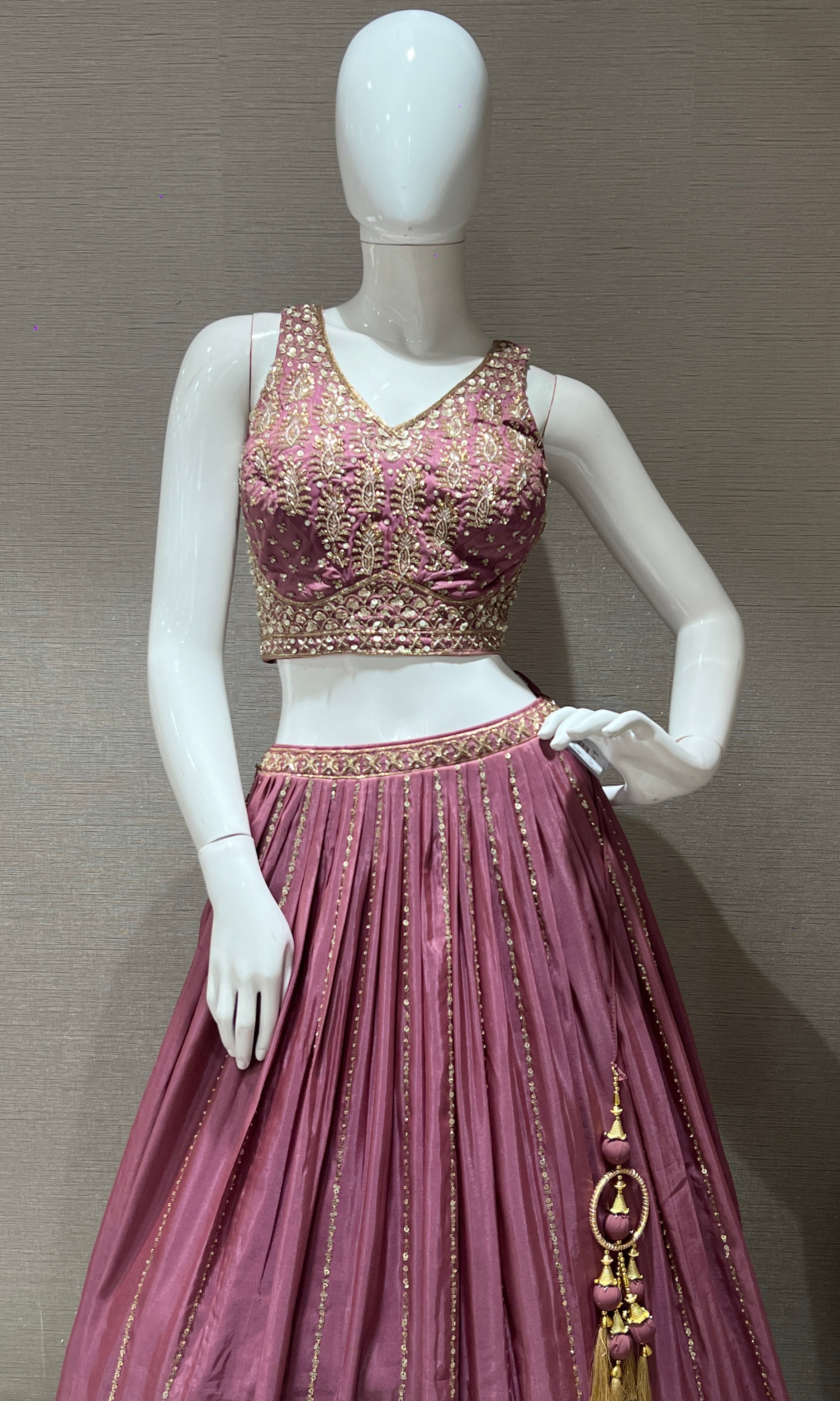 Light wine Lehenga