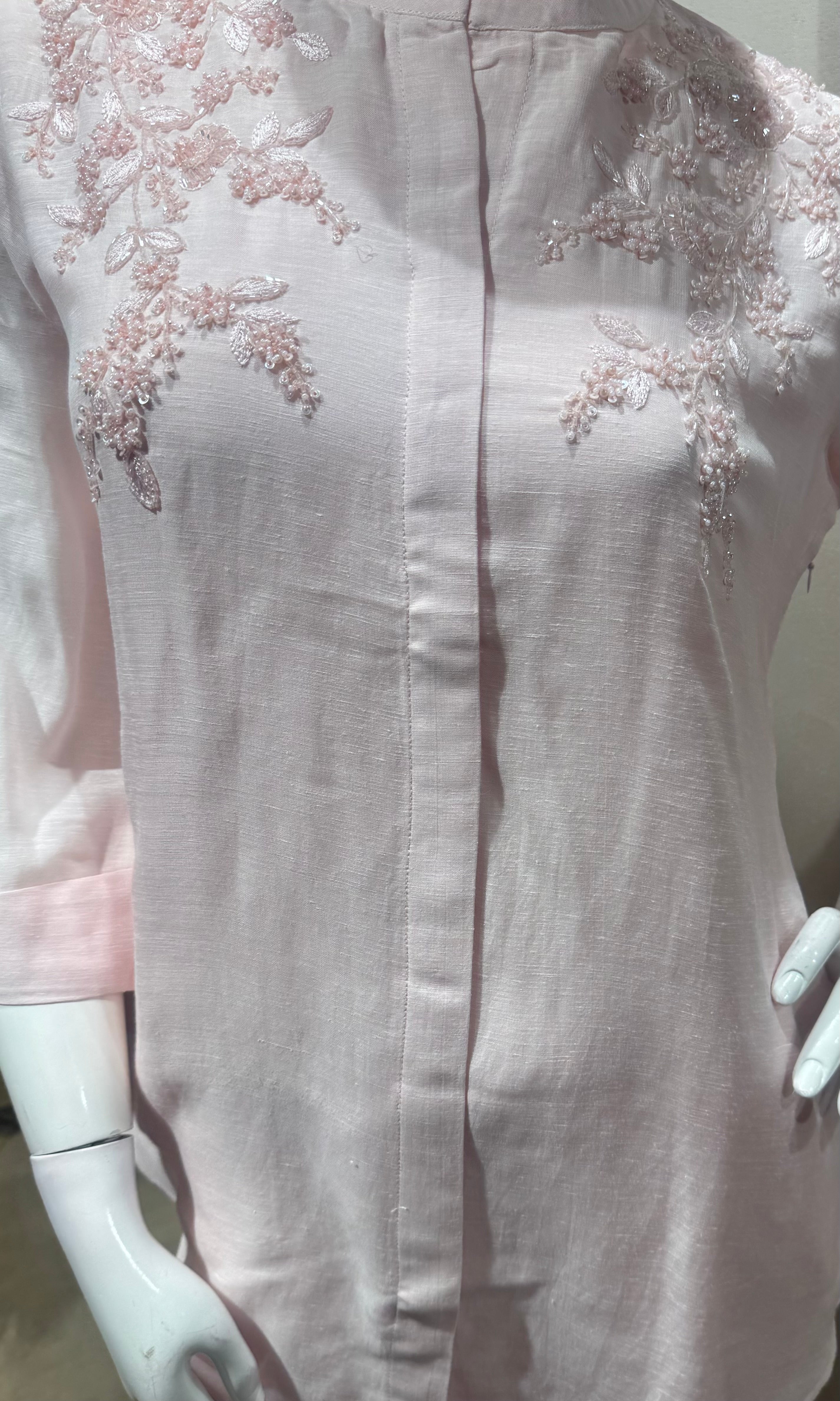 Blush Pink Embroidered Co-ord Set