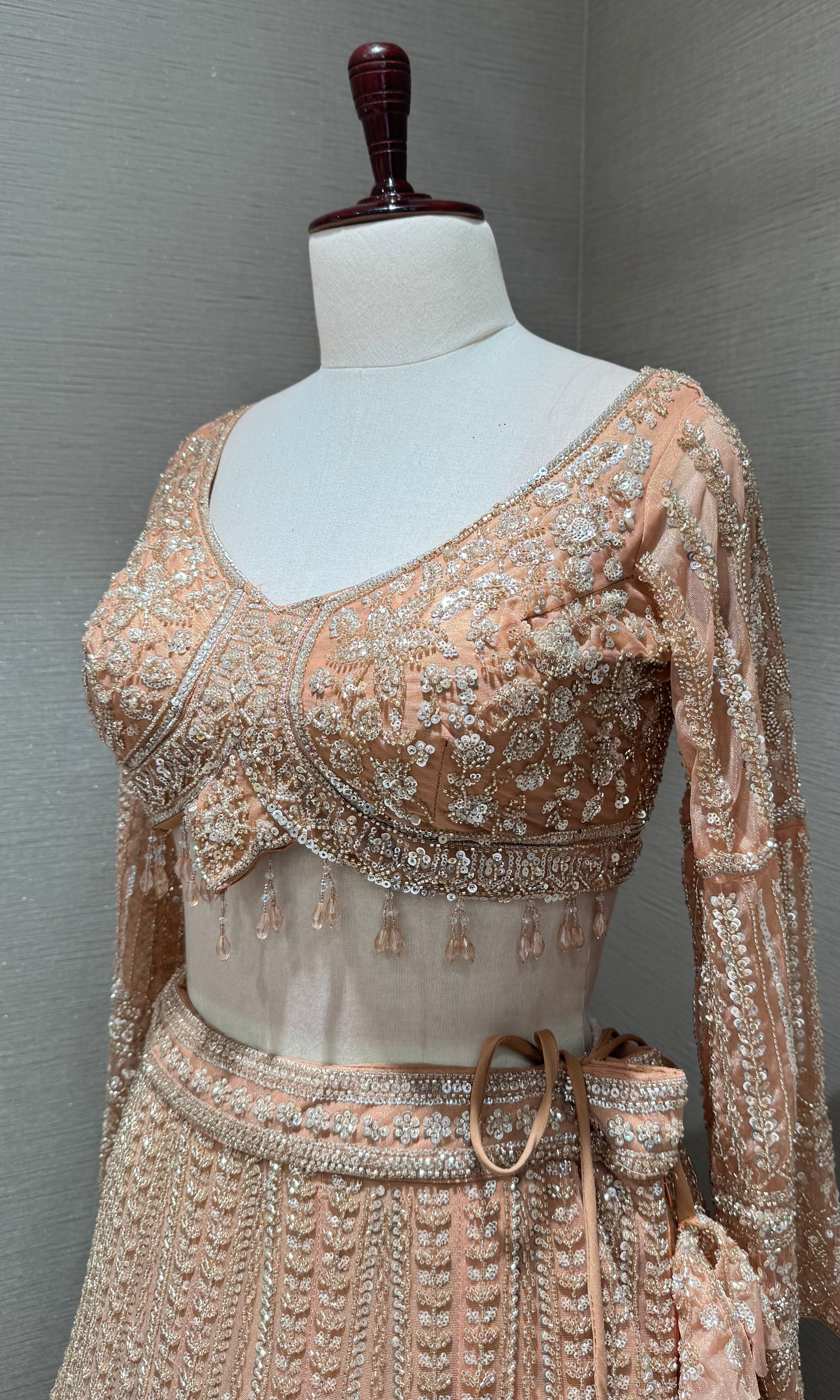 Moee Floral Embroidered Lehenga set