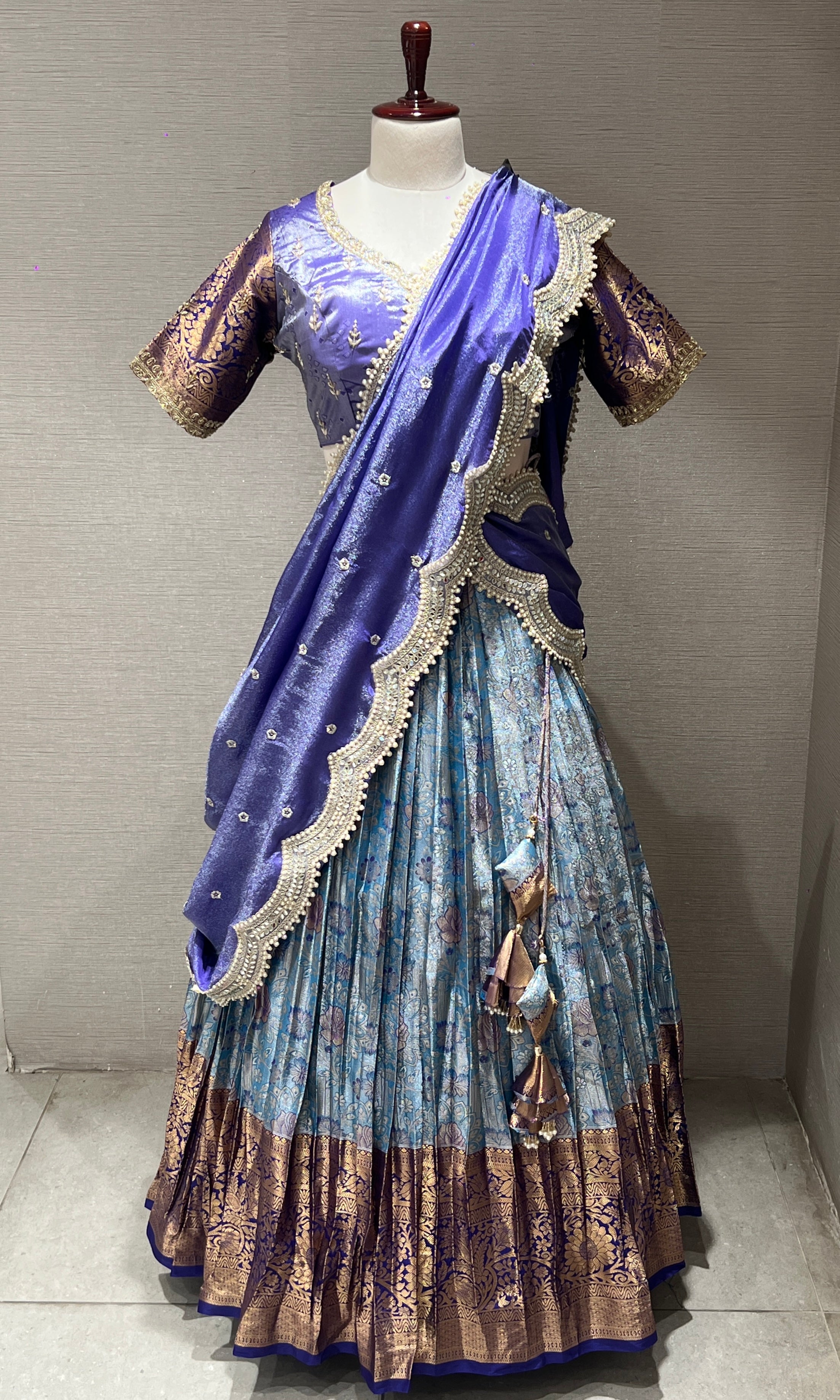 Blue Lehenga
