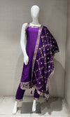 Purple ETHNIC GOLDEN kurta set