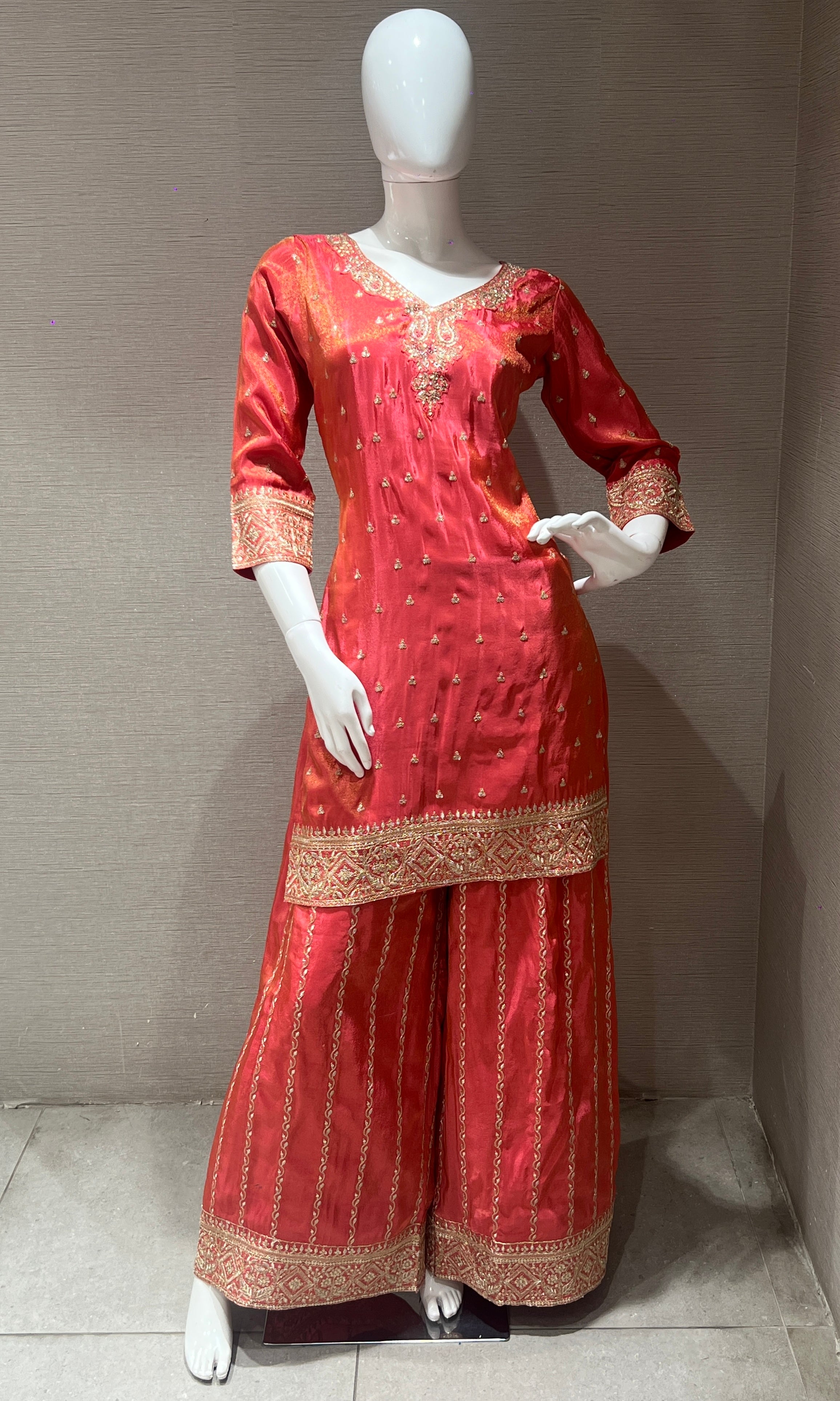 Pink Sharara