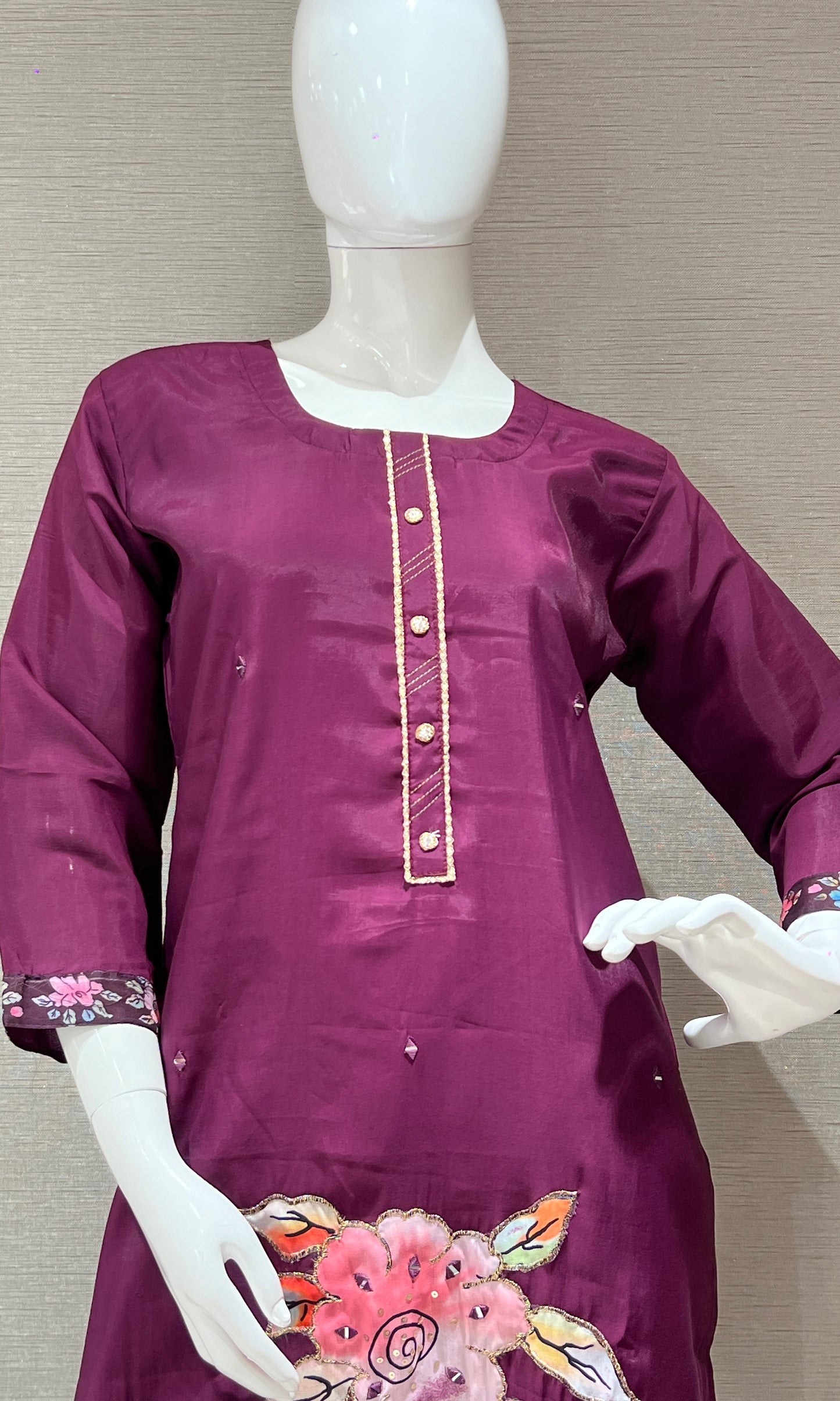 ☄️Wine kurta set 🛍️