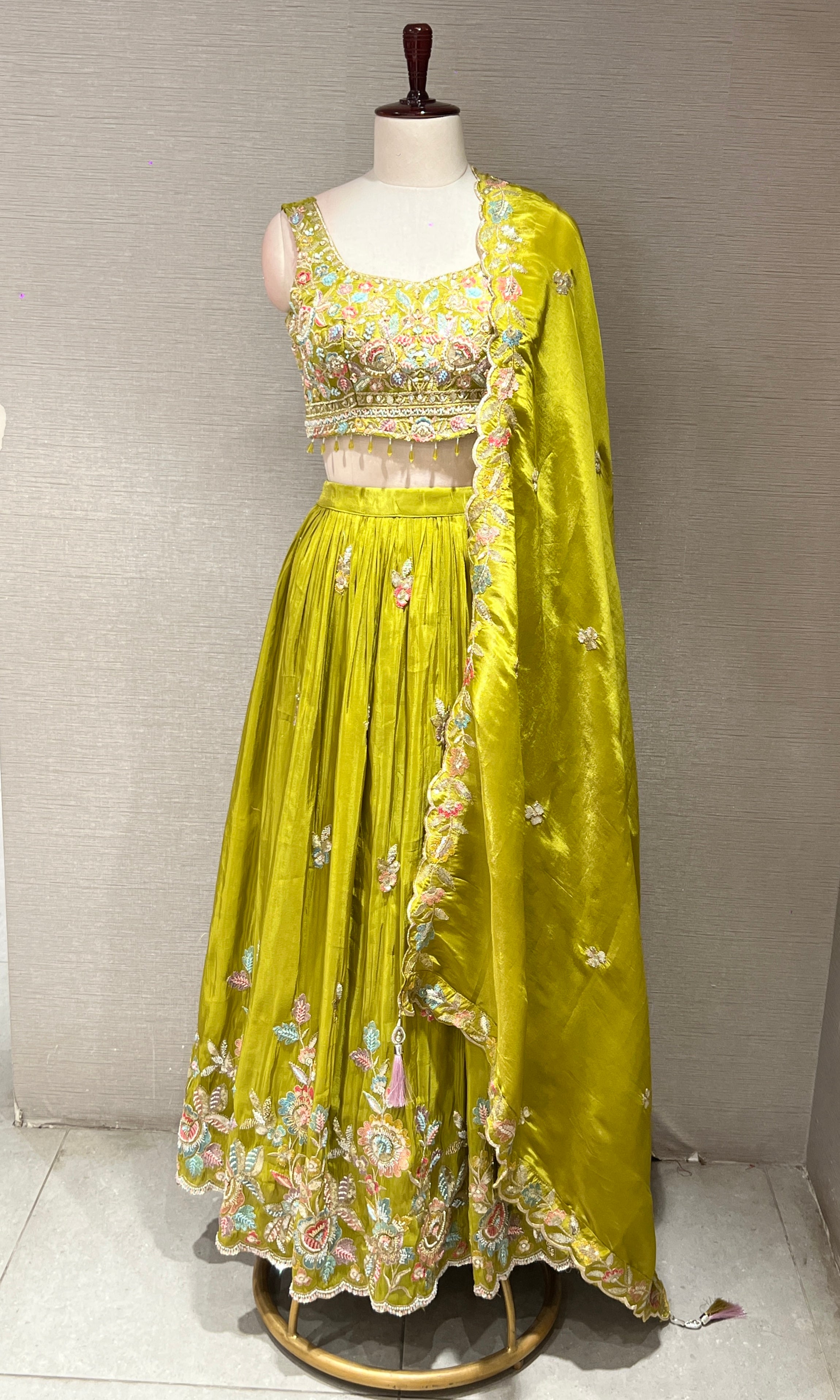 LIRIL floral embroidery lehenga
