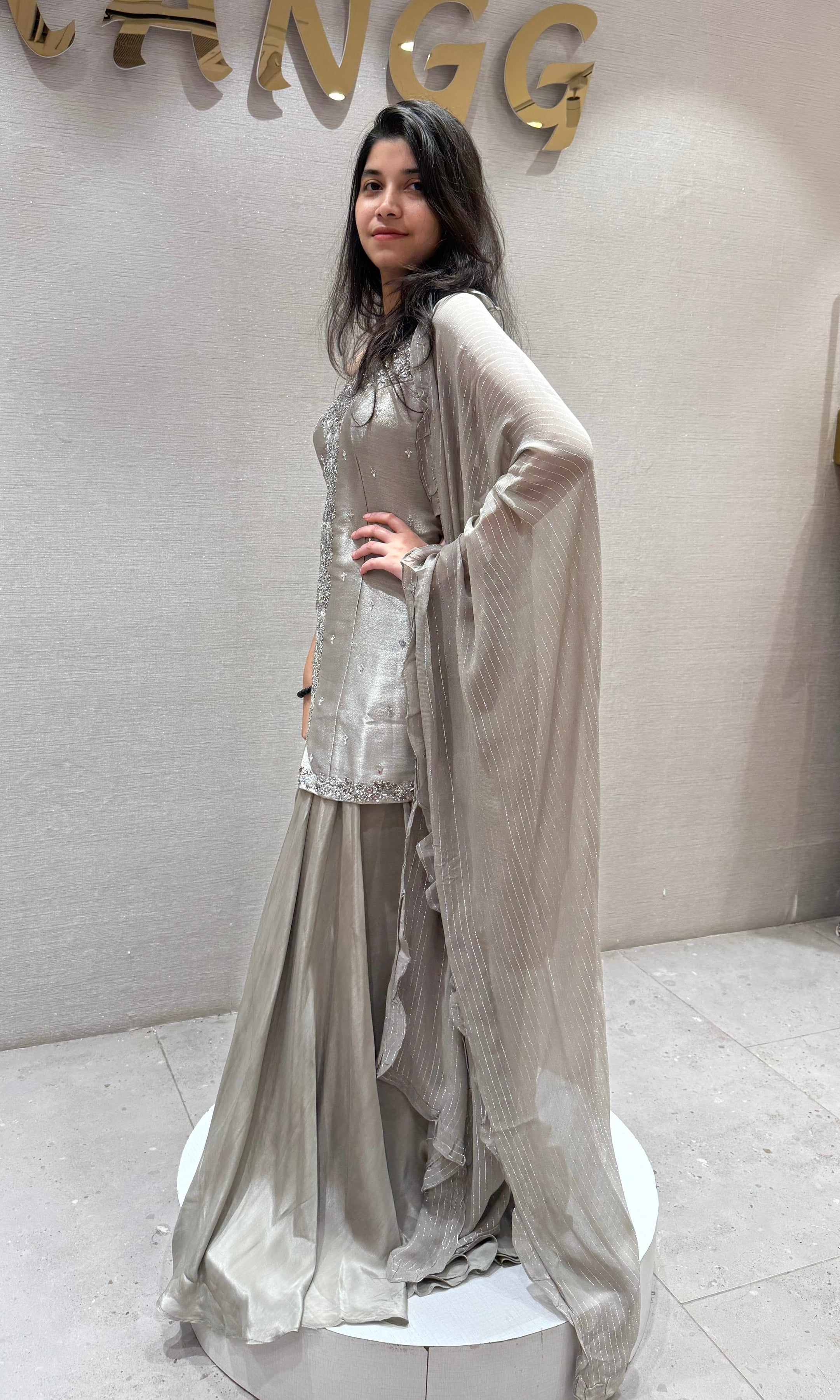 Grey palazzo