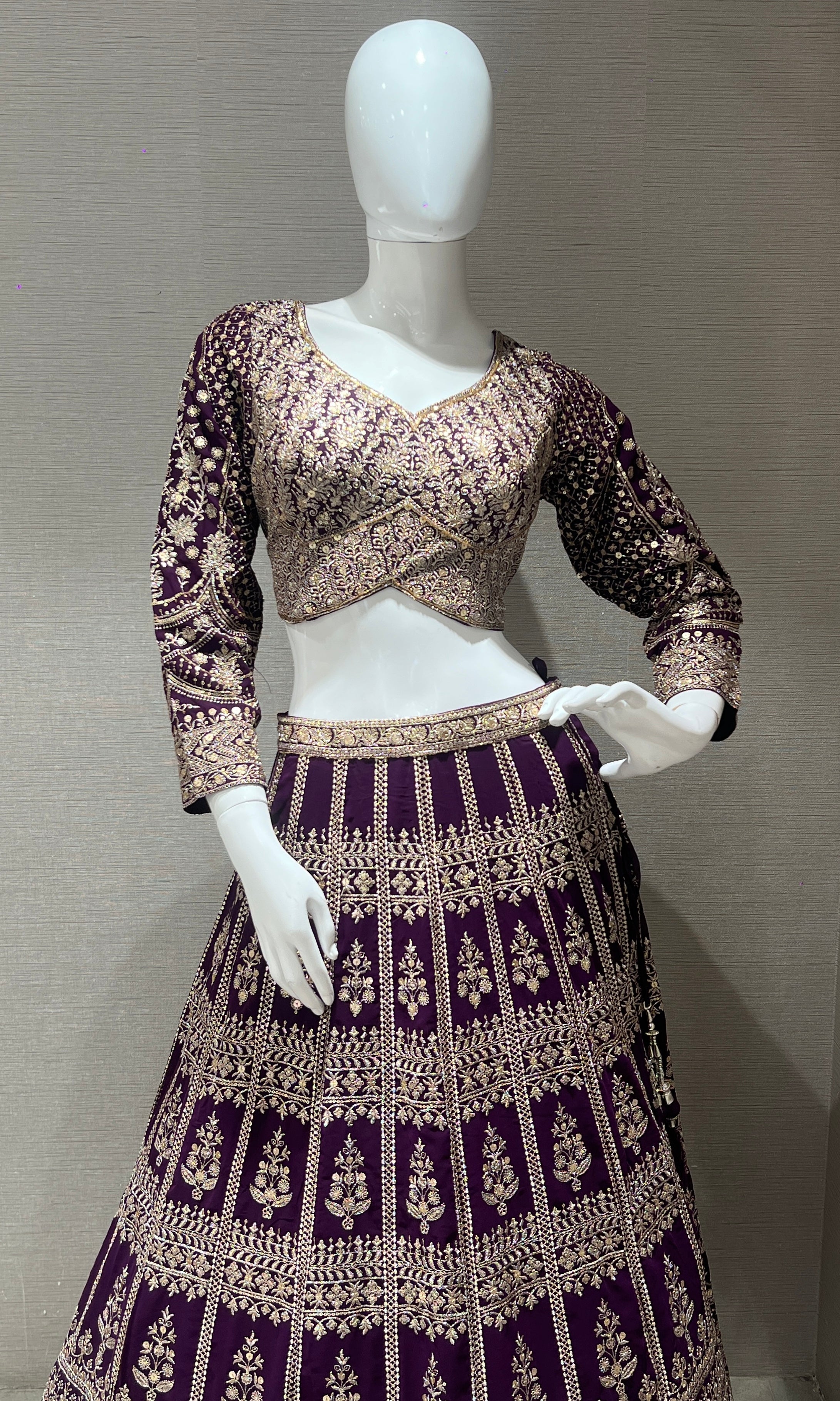Purple Lehenga