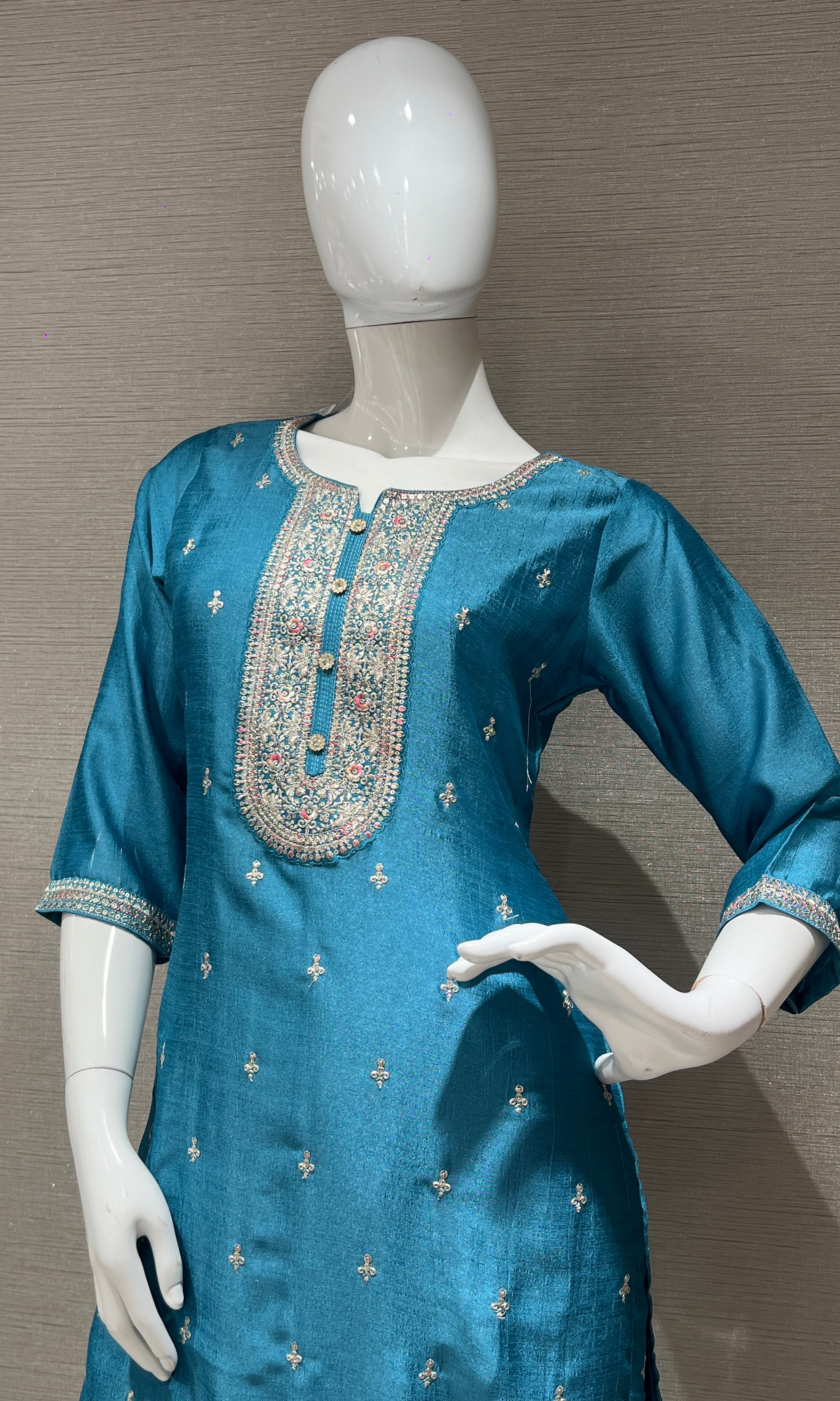 Blue kurta set