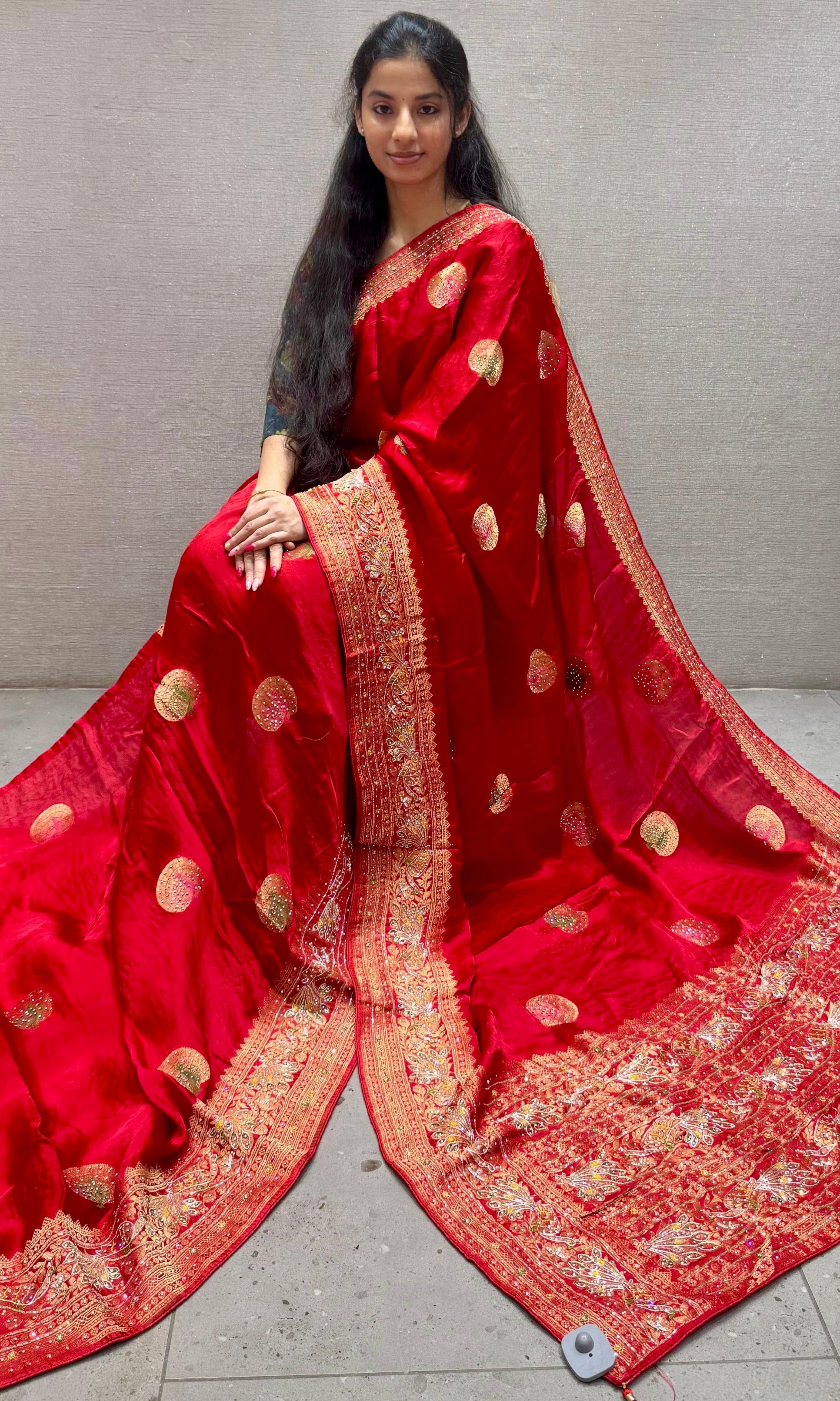 Red saree