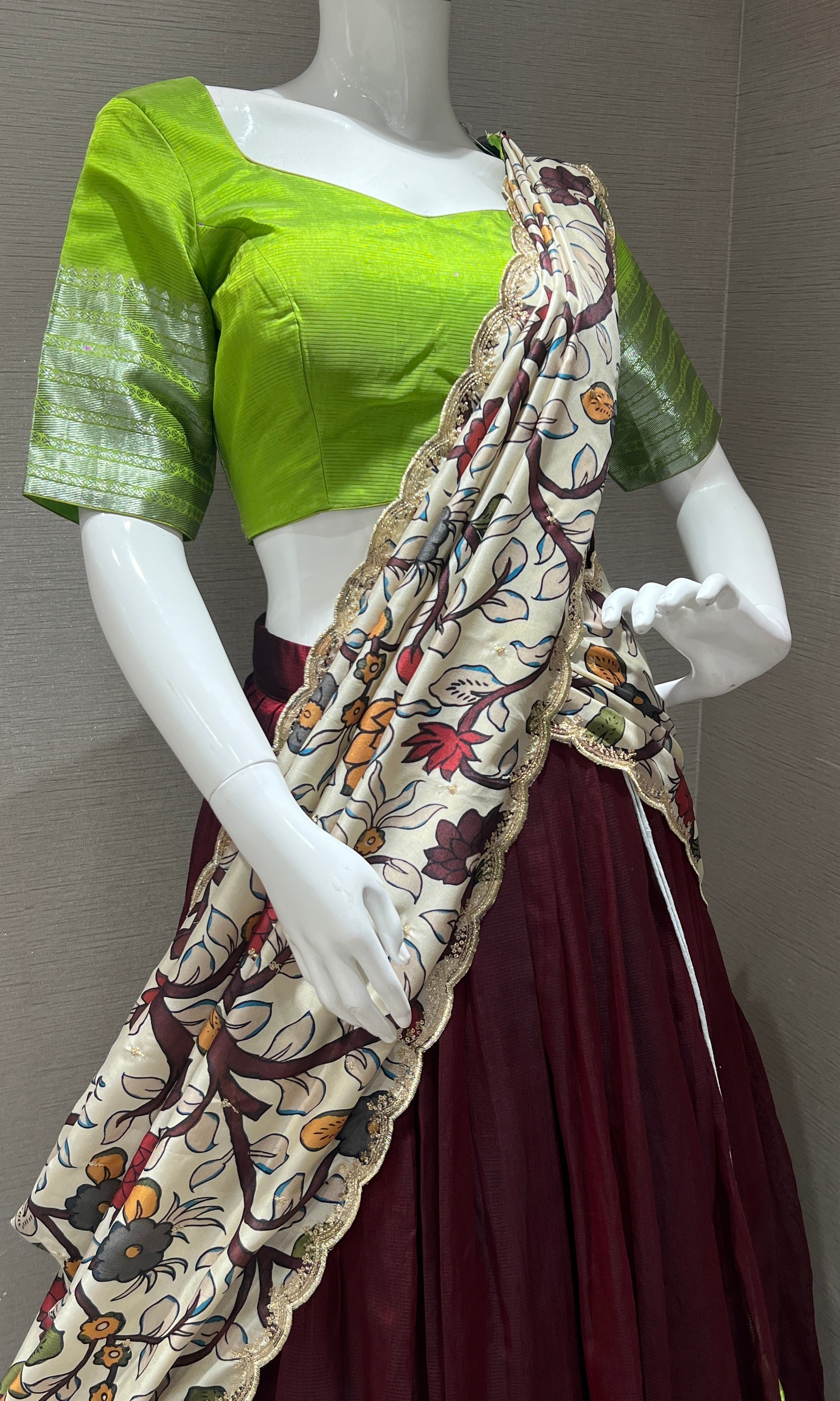 Maroon Lehenga
