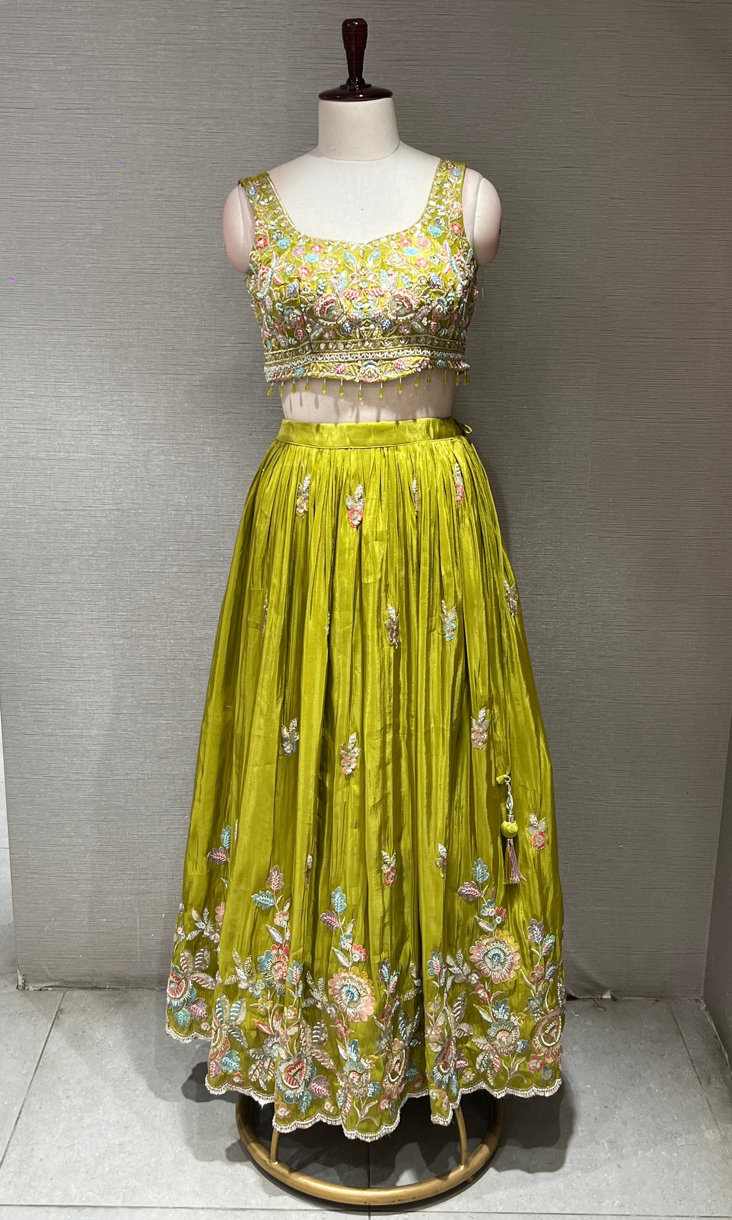 LIRIL floral embroidery lehenga