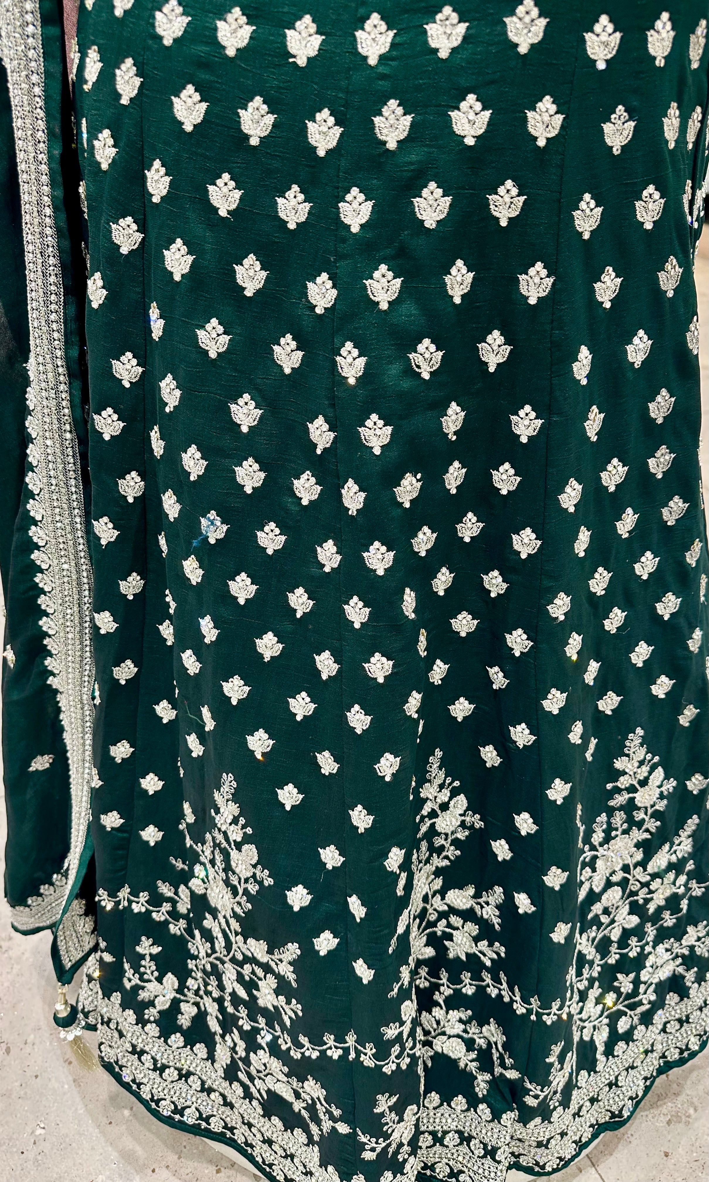 Green lehenga