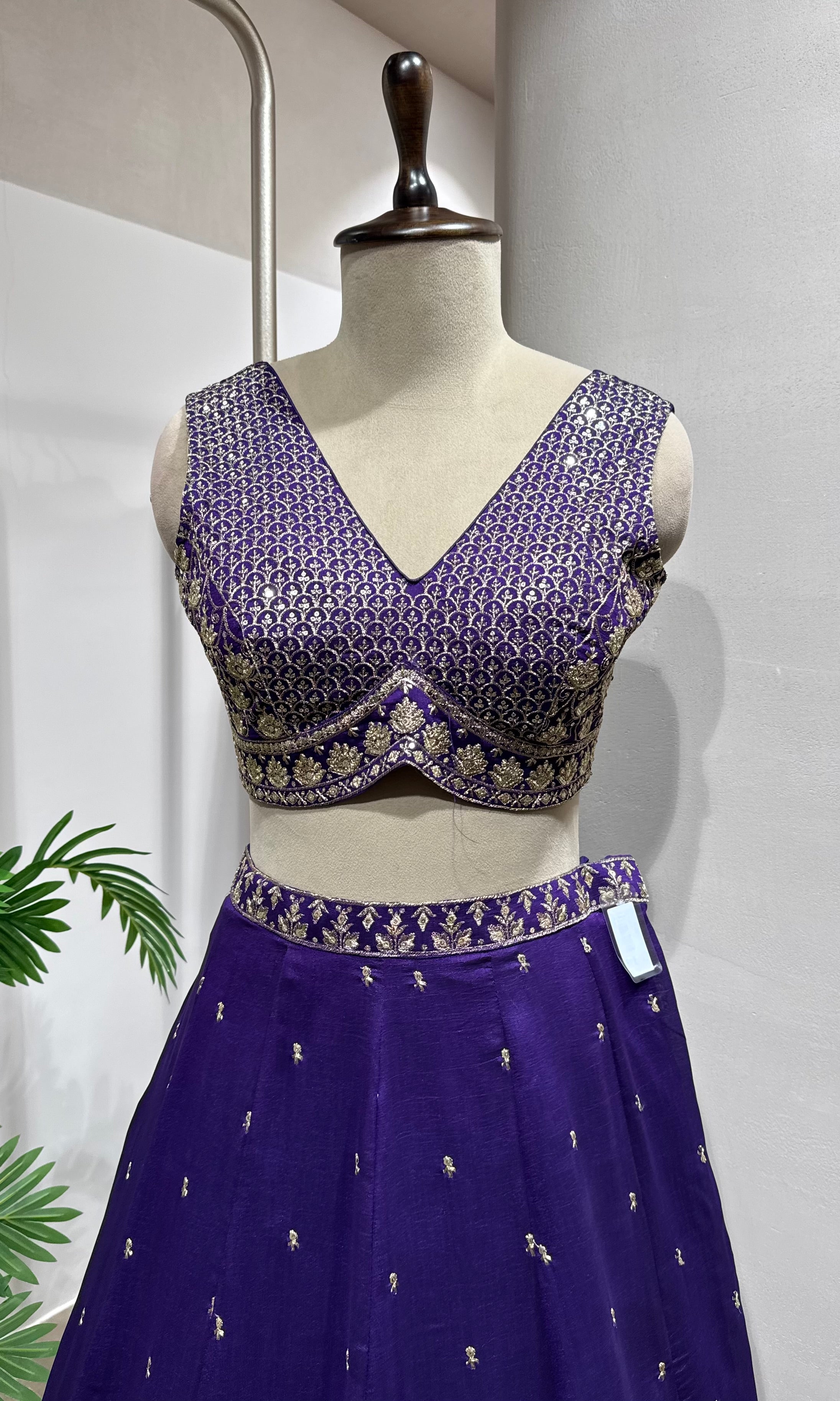 Purple elegant Lehenga choli