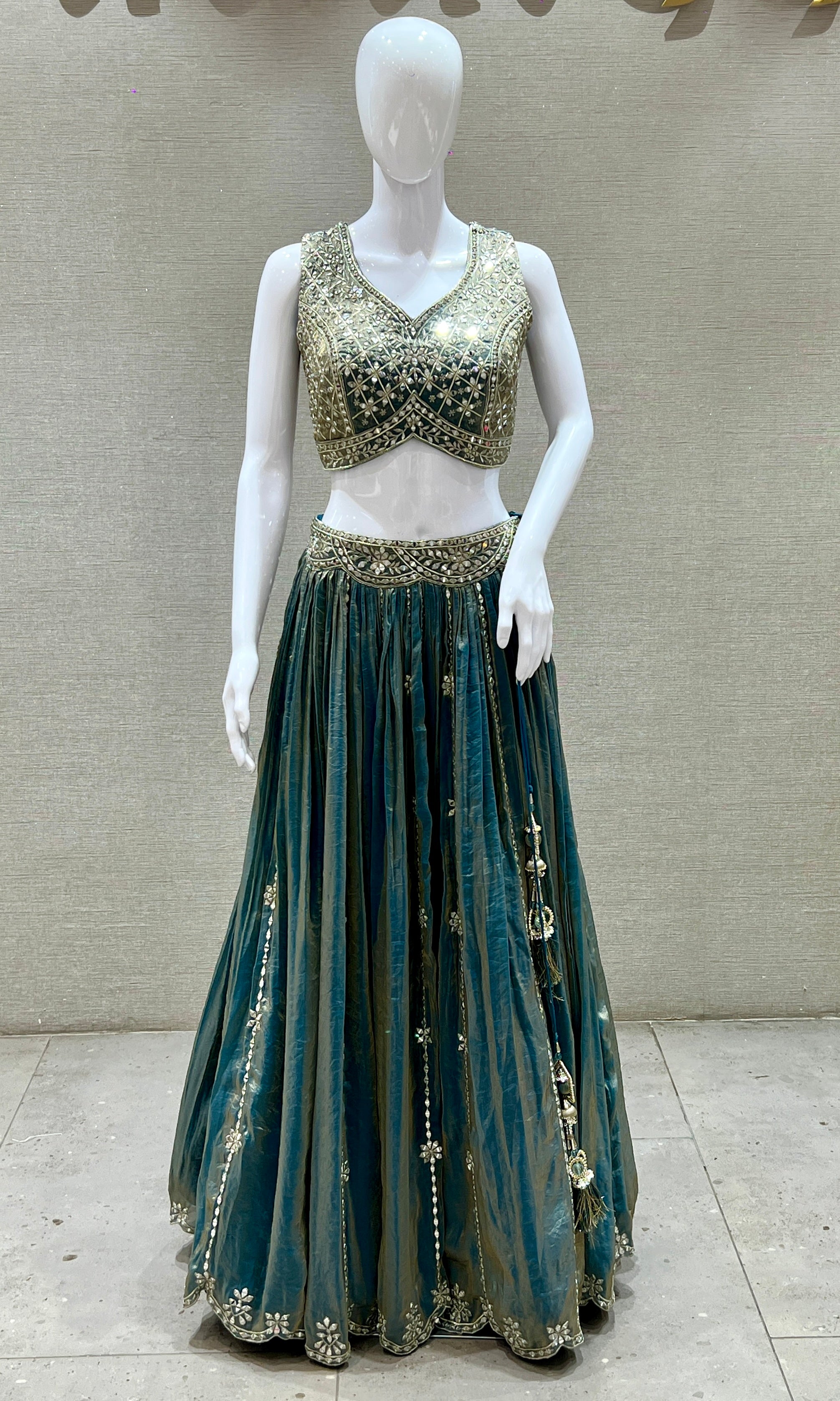 Blue Lehenga
