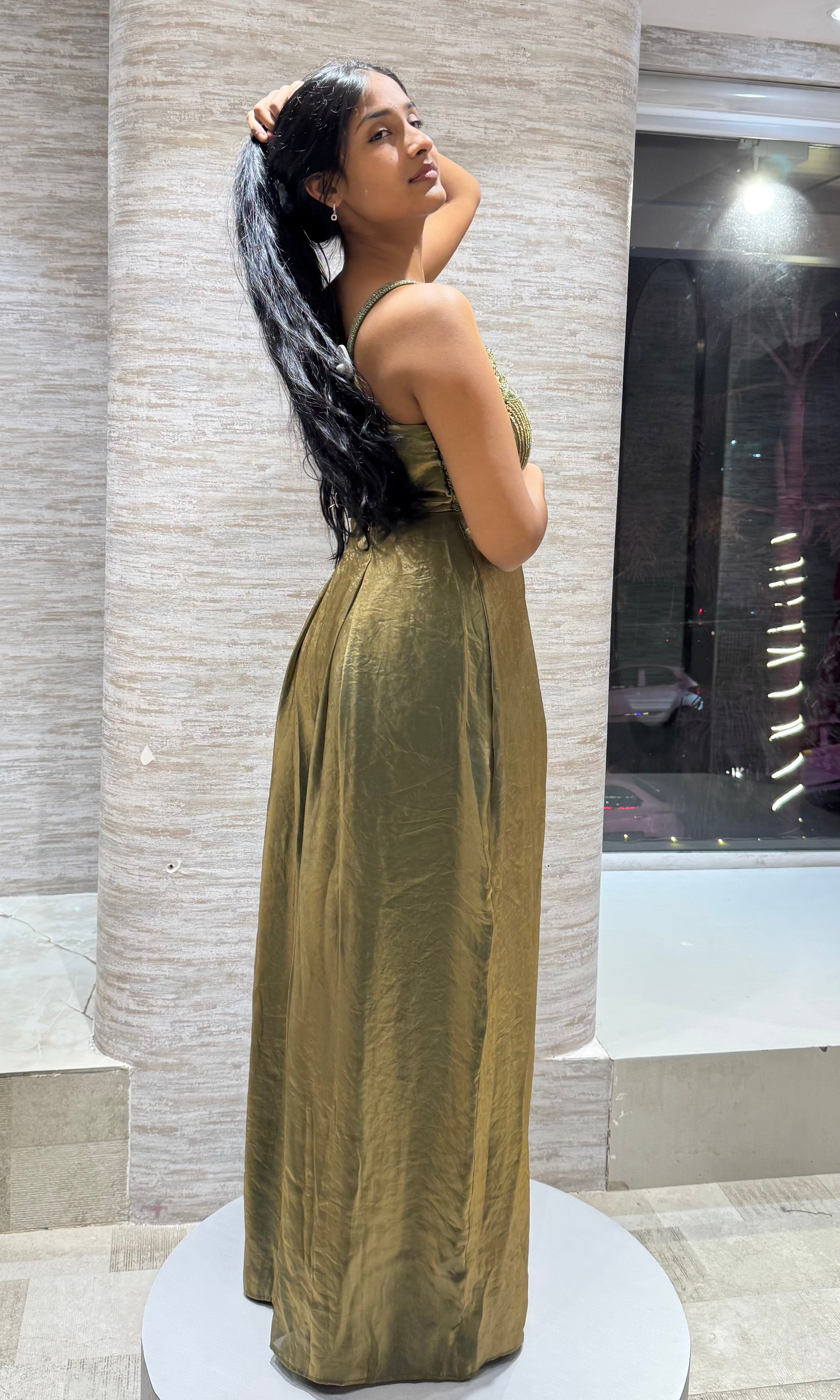 Golden mehandi Emerald Jumpsuit