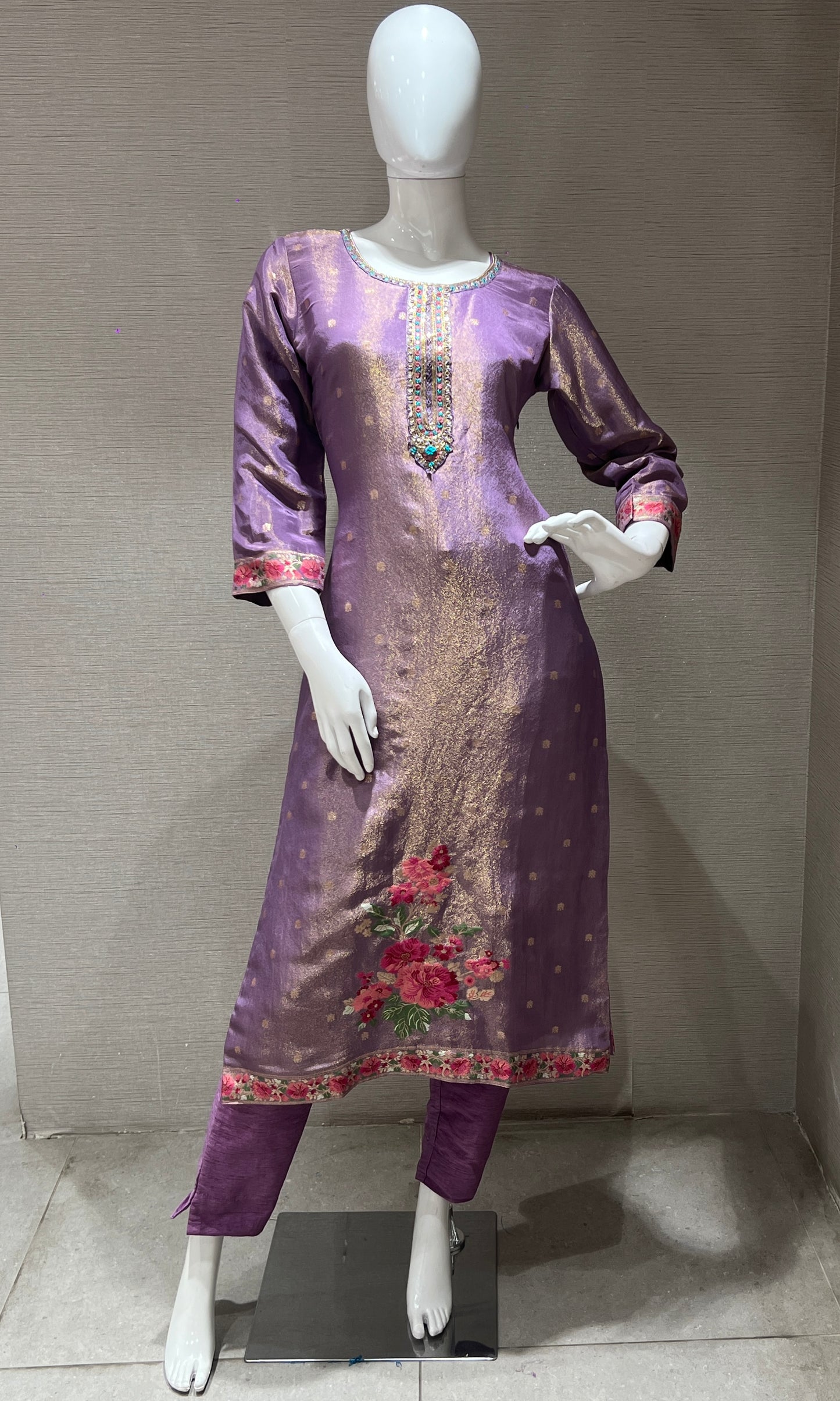 🪻Light purple kurta set🪻
