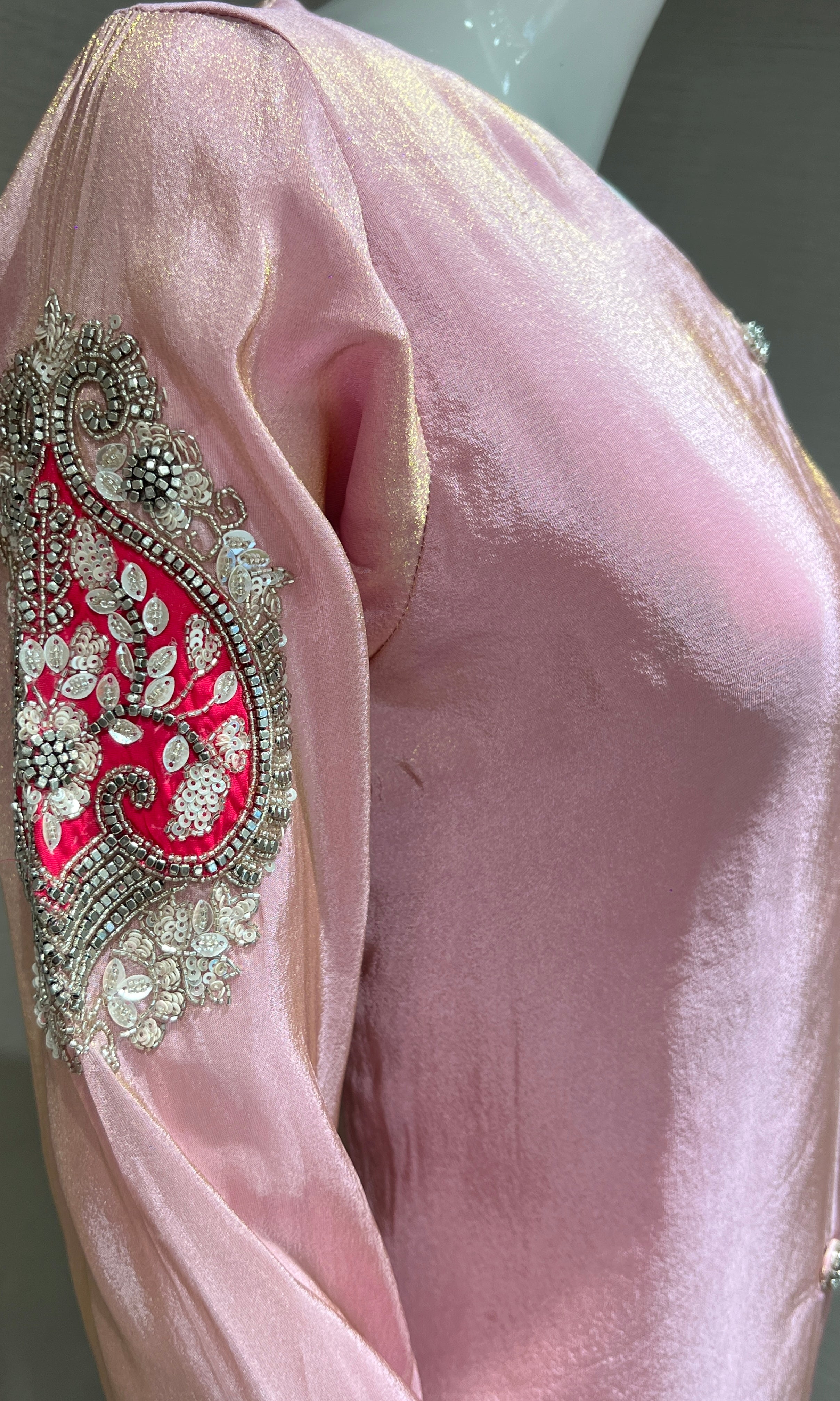 Onion pink kurta set