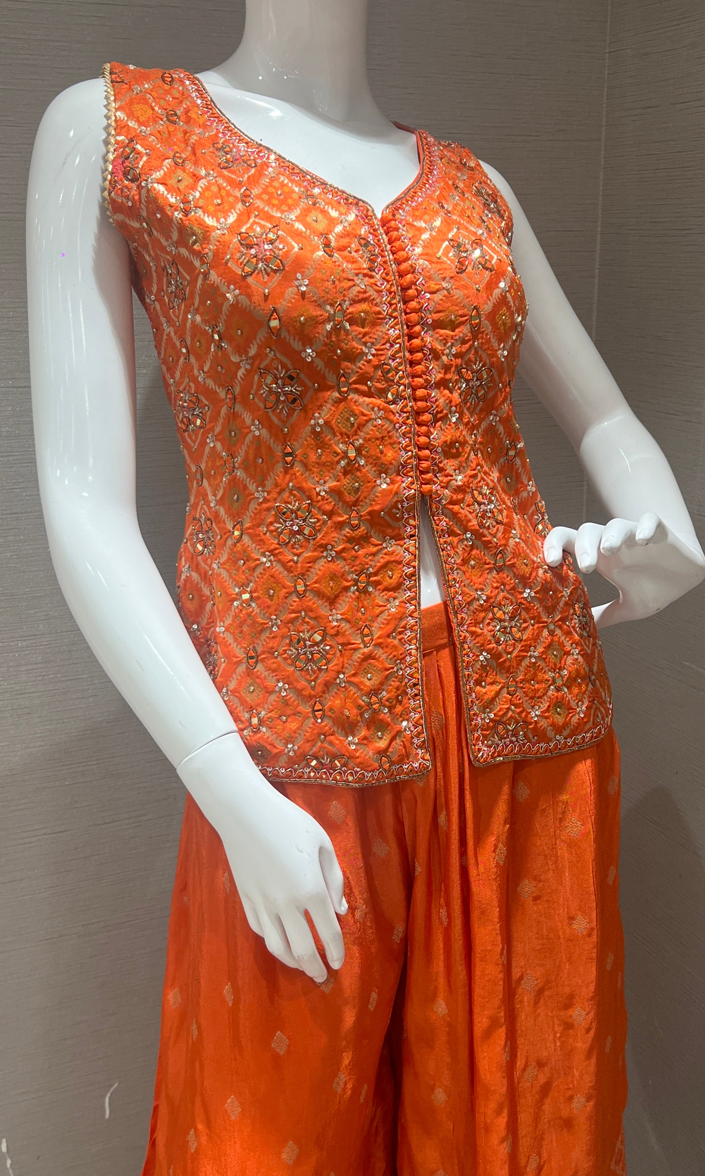 Orange palazzo
