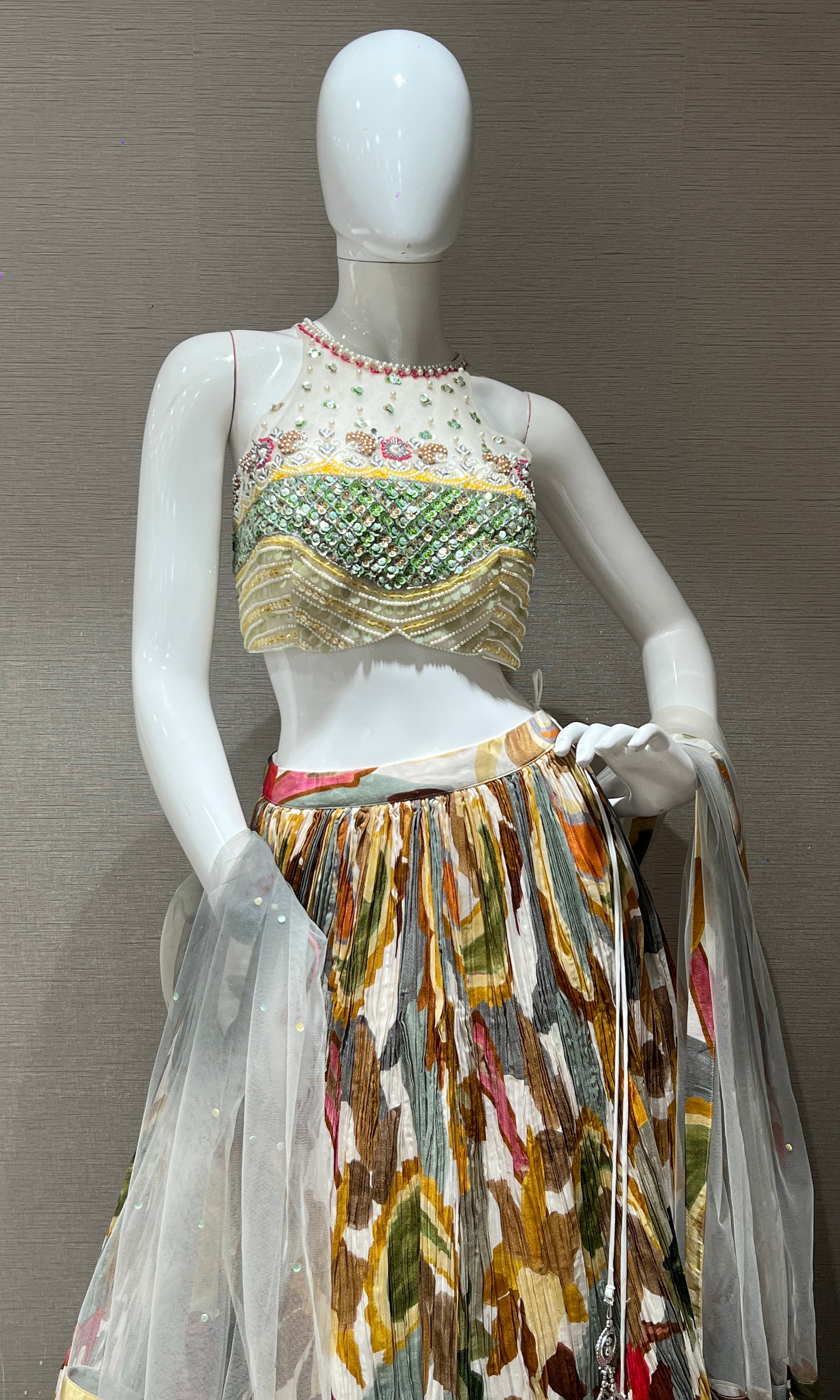Multi colour Lehenga