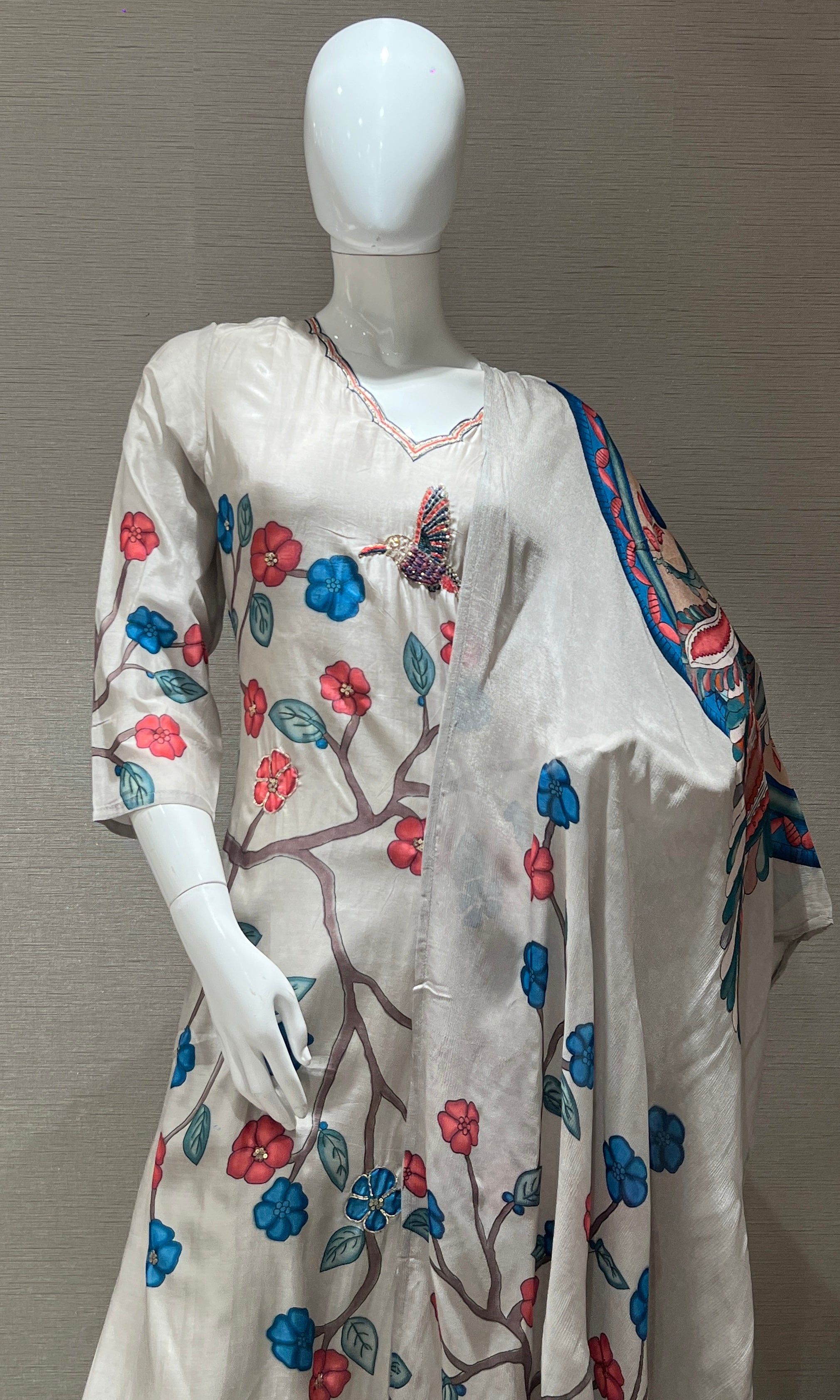 Grey kurta set