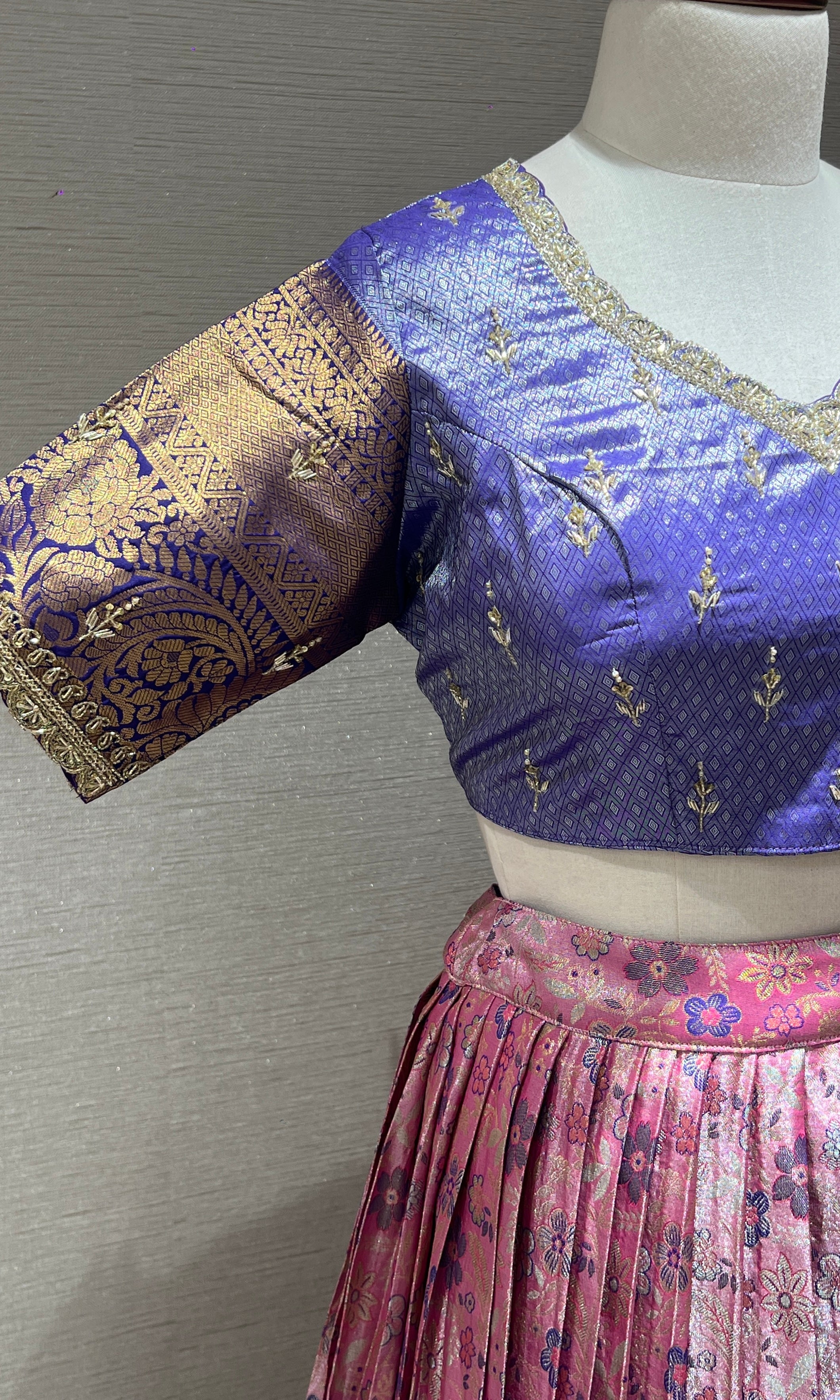 Light pink Lehenga