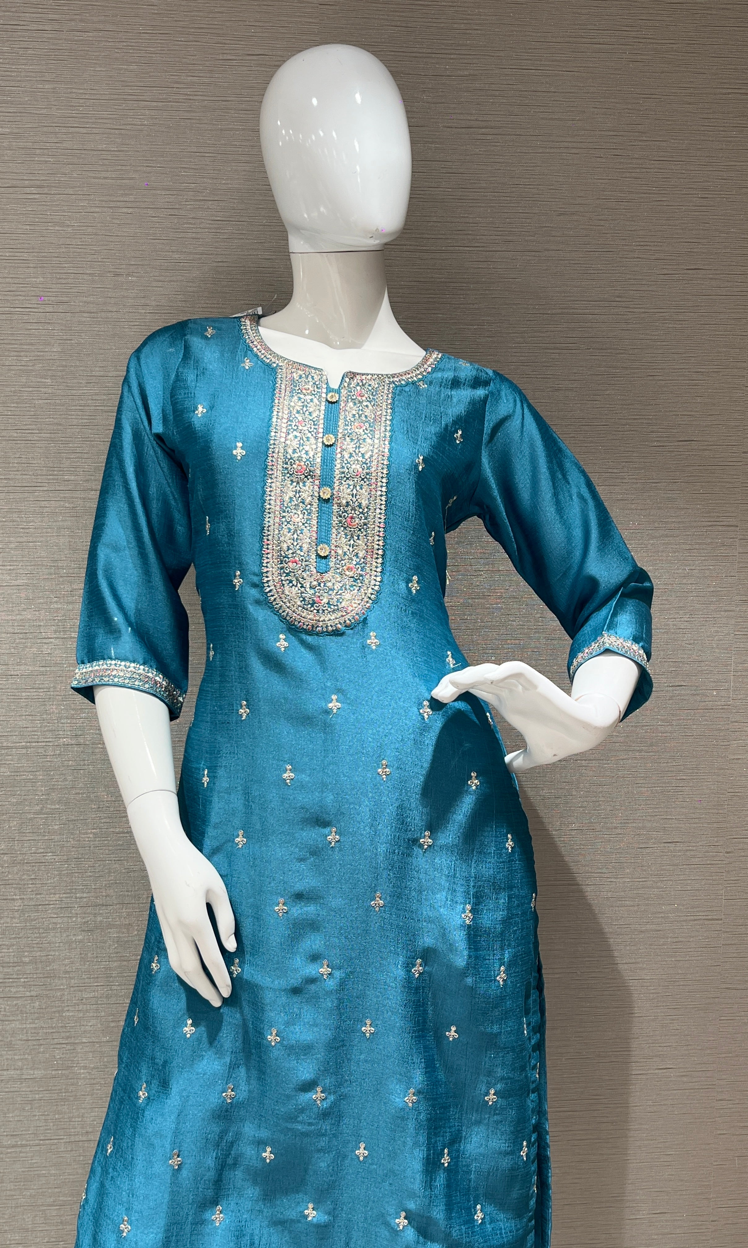 Blue kurta set
