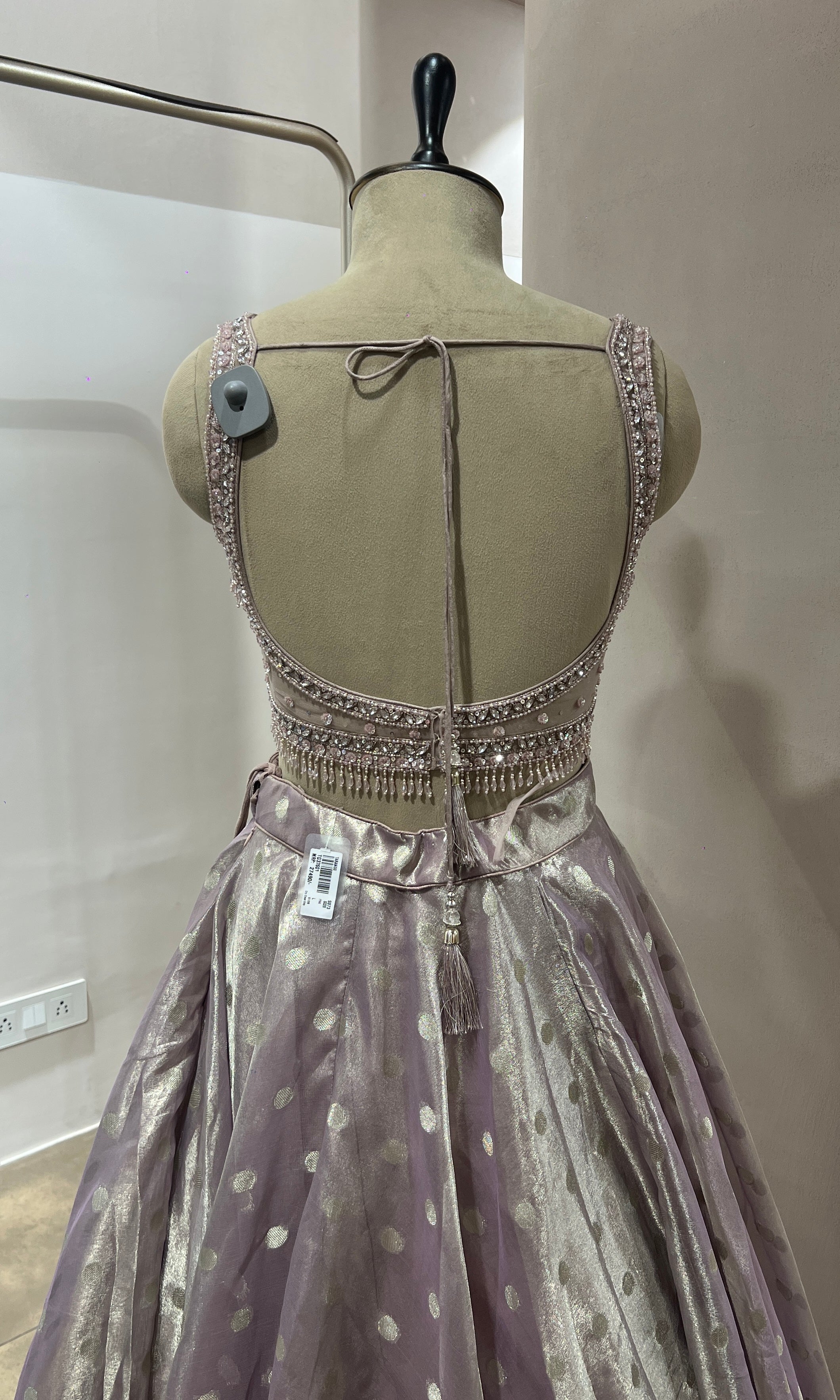 Pink INTRICATE EMBROIDERED Lehenga