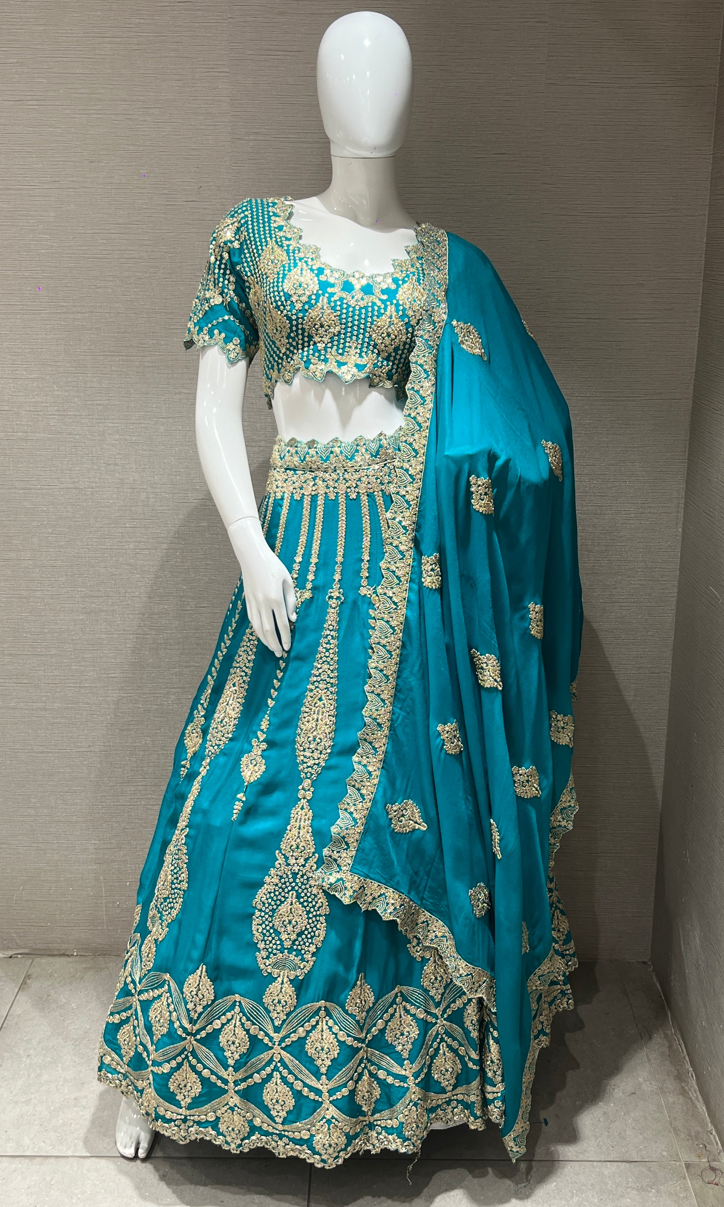 Blue Lehenga
