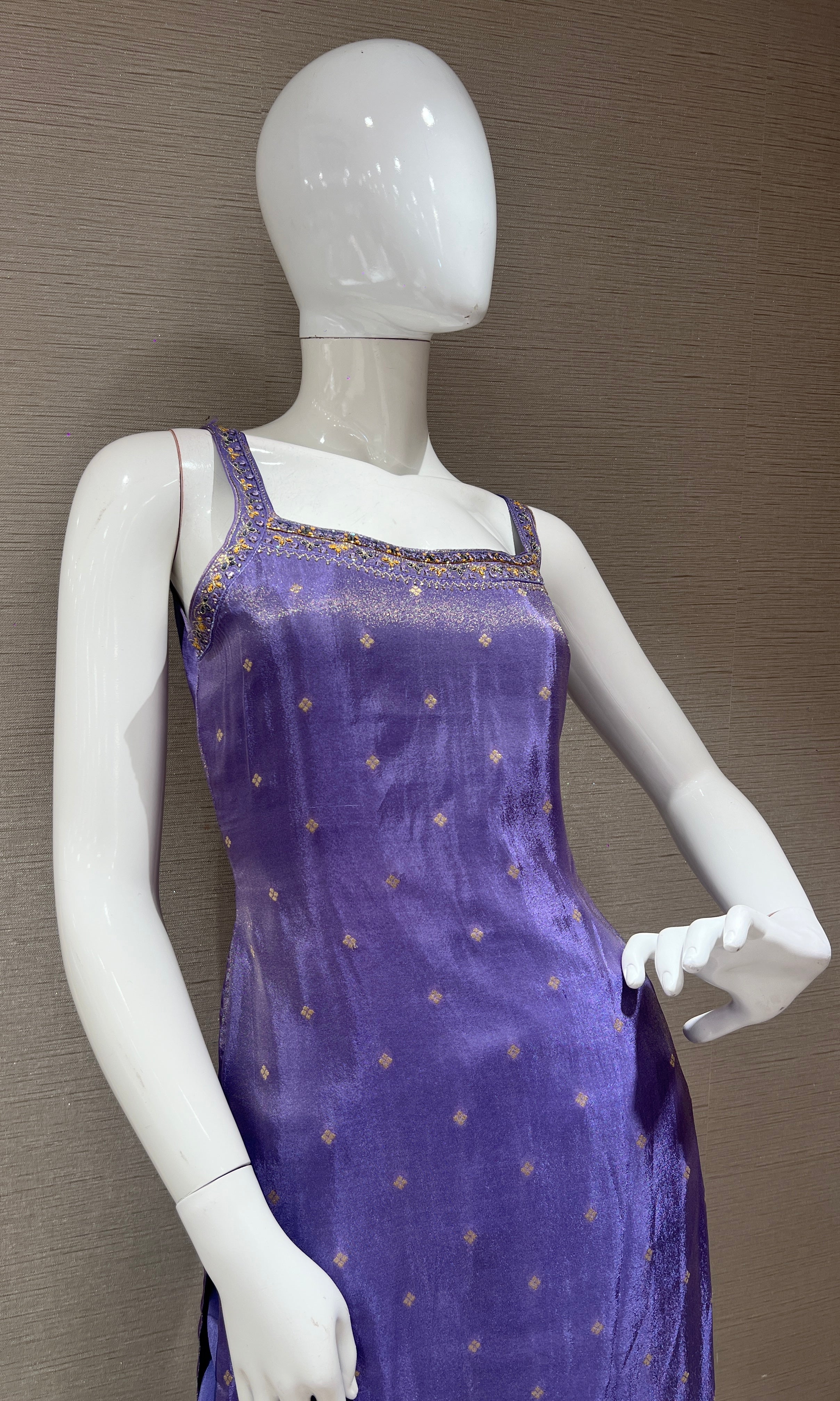 Purple kurta set