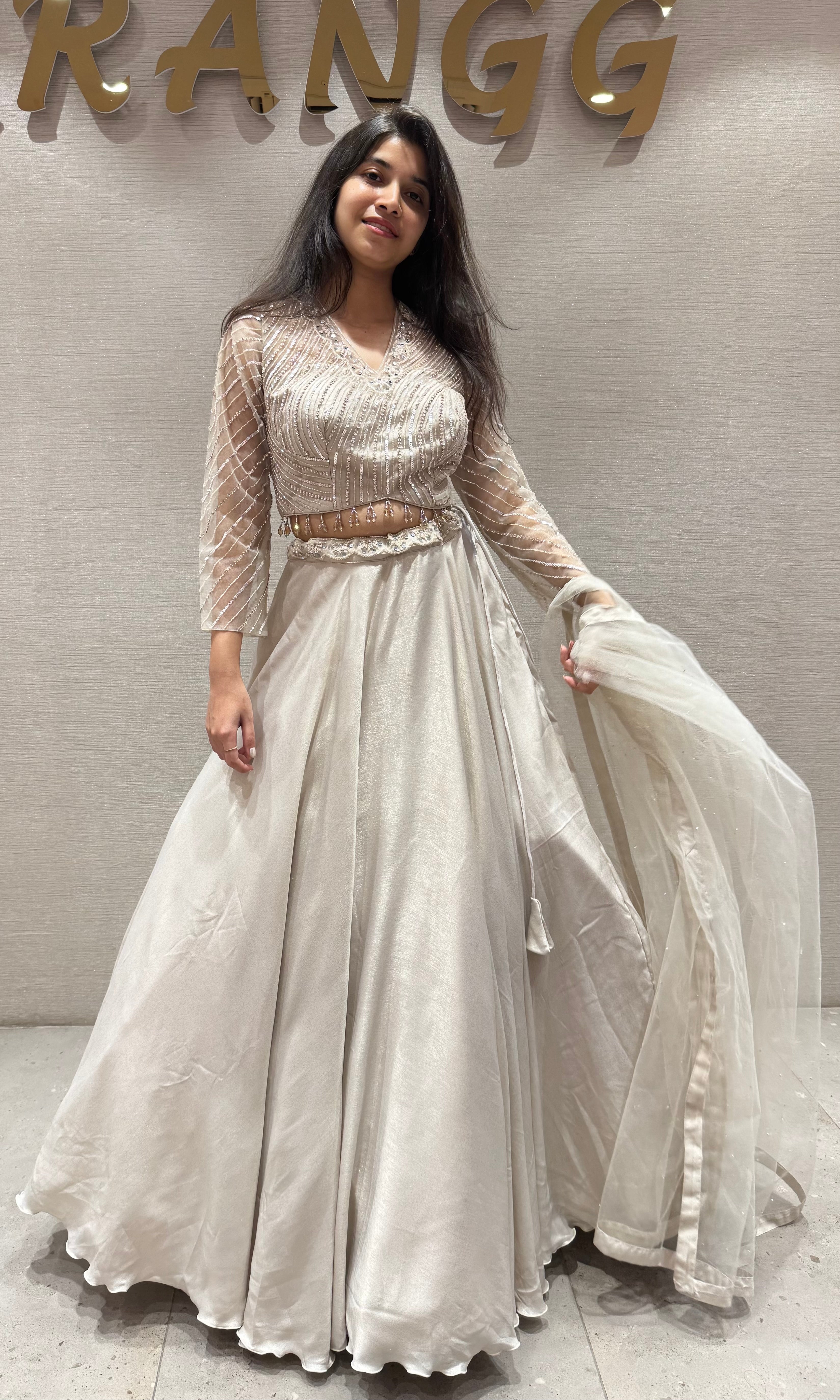 FAWN and Shimmer Lehenga Set