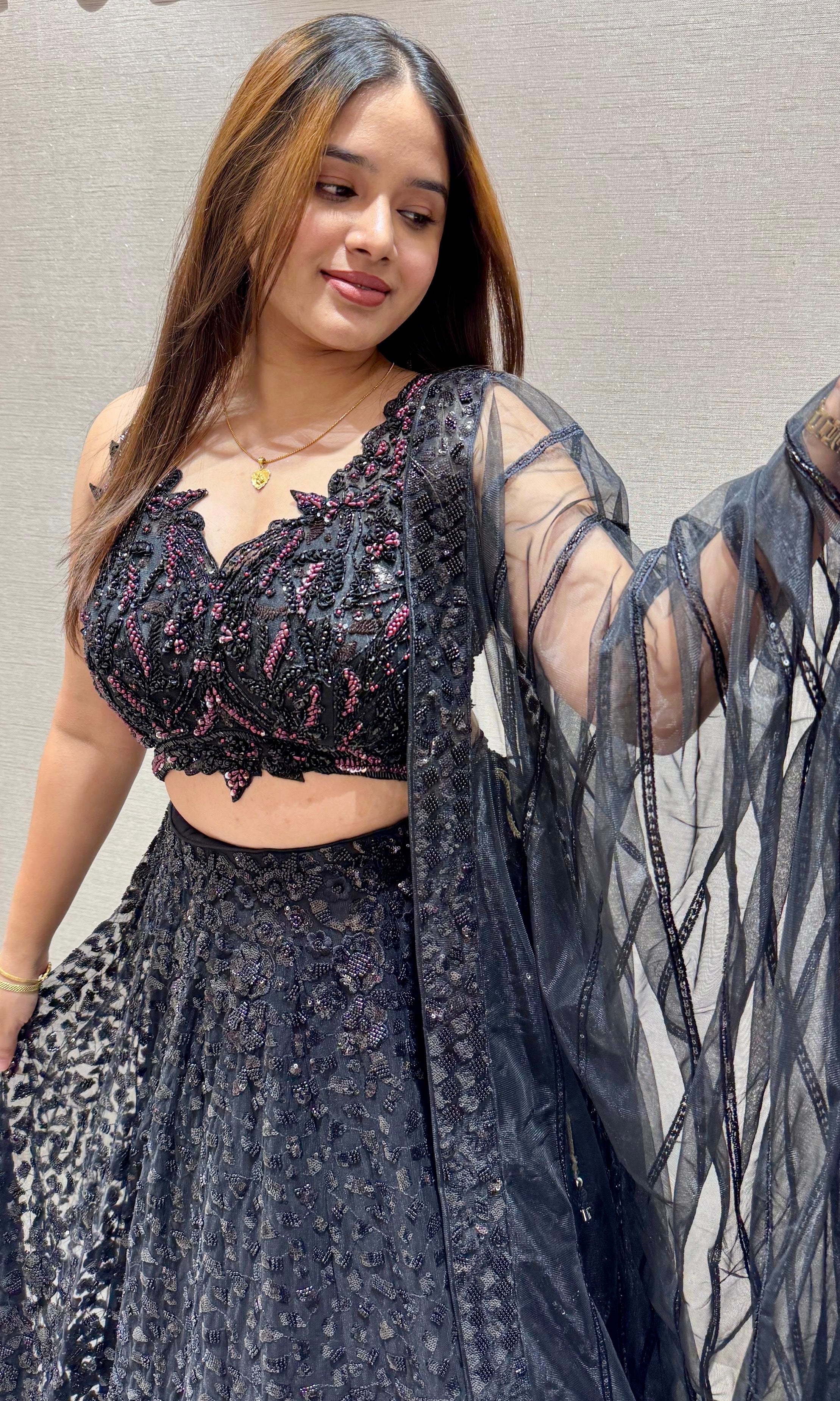 Black Lehenga