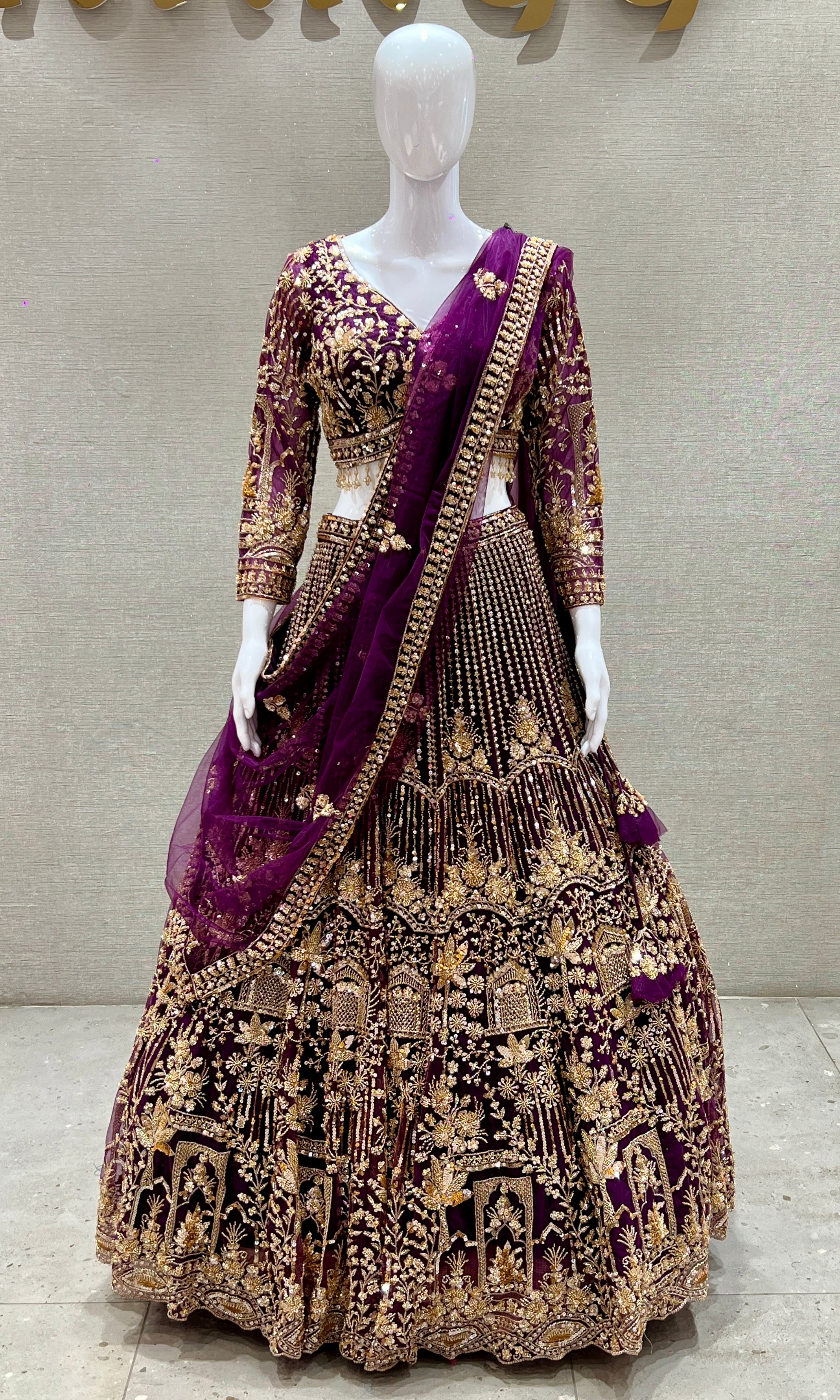 Purple Lehenga