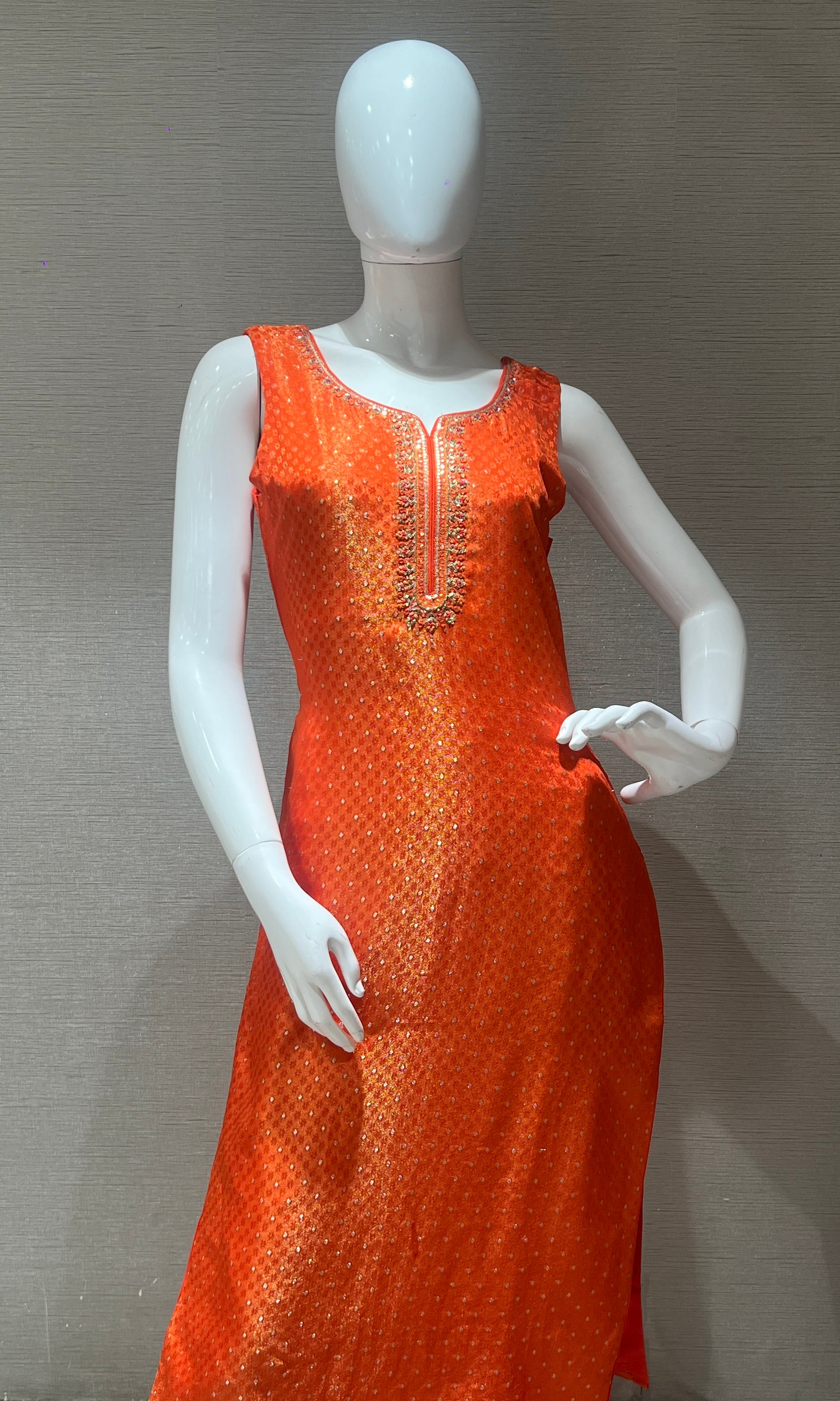 Orange kurta set