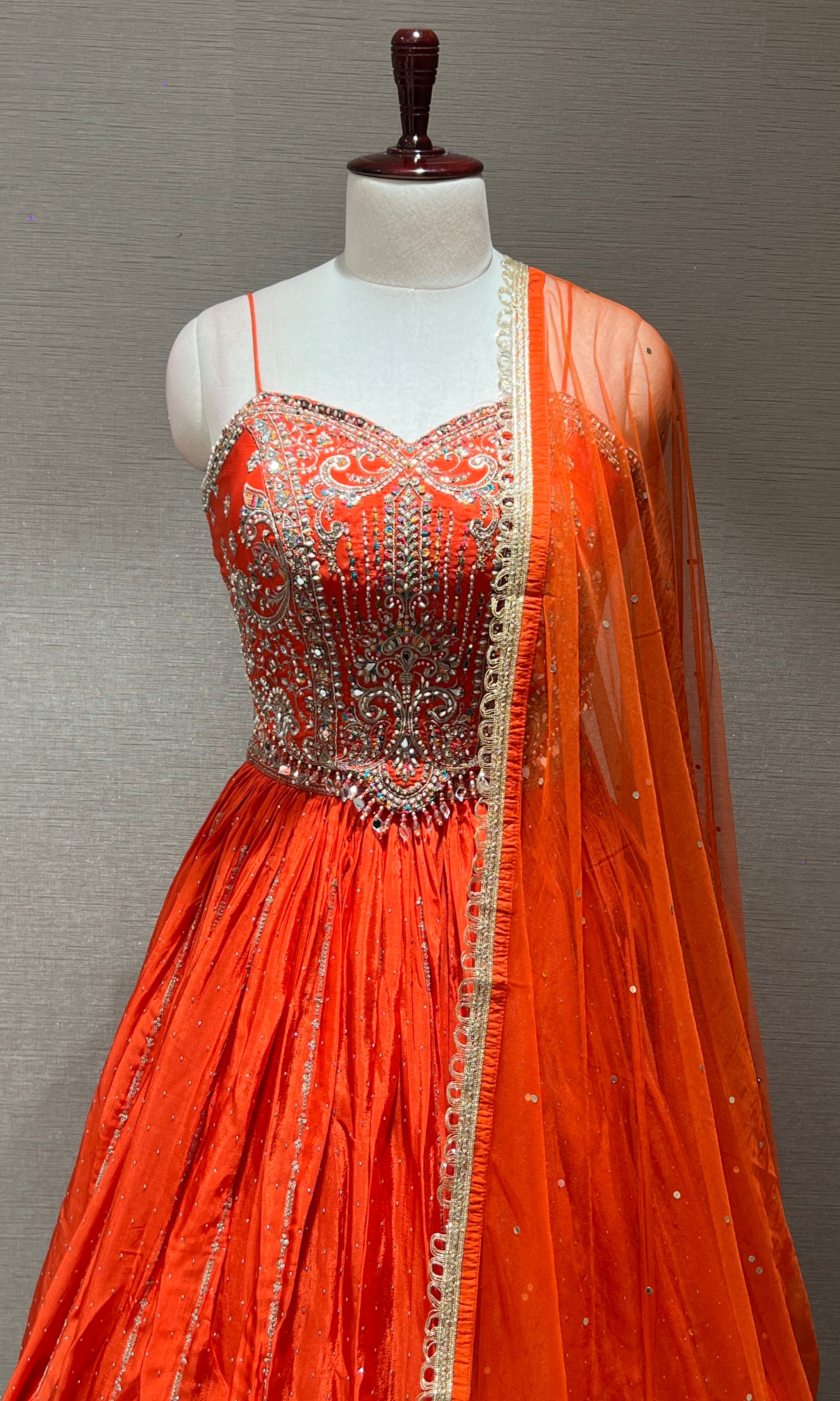 Orange Lehenga