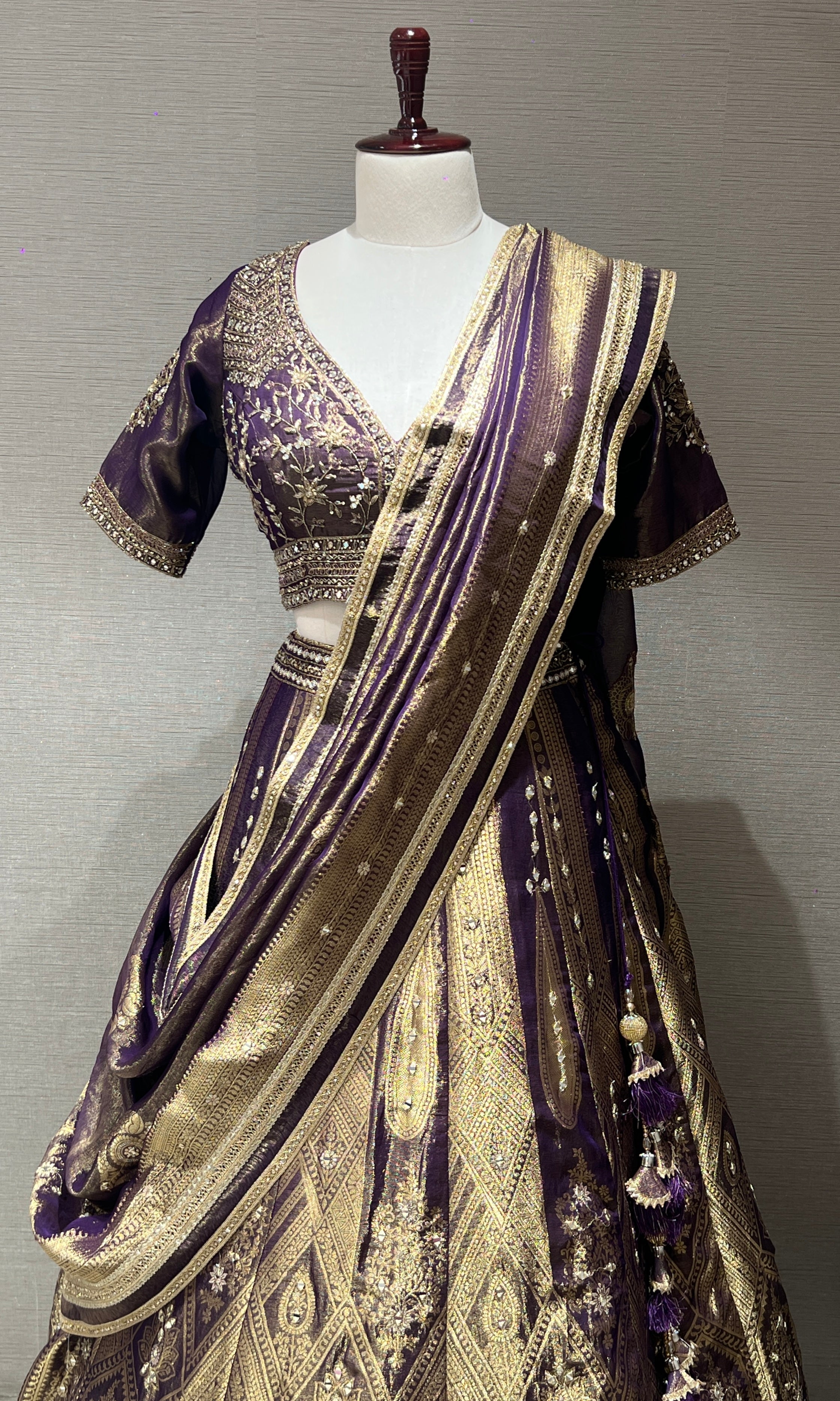 Royal Dusk – Banarasi Grandeur Lehenga