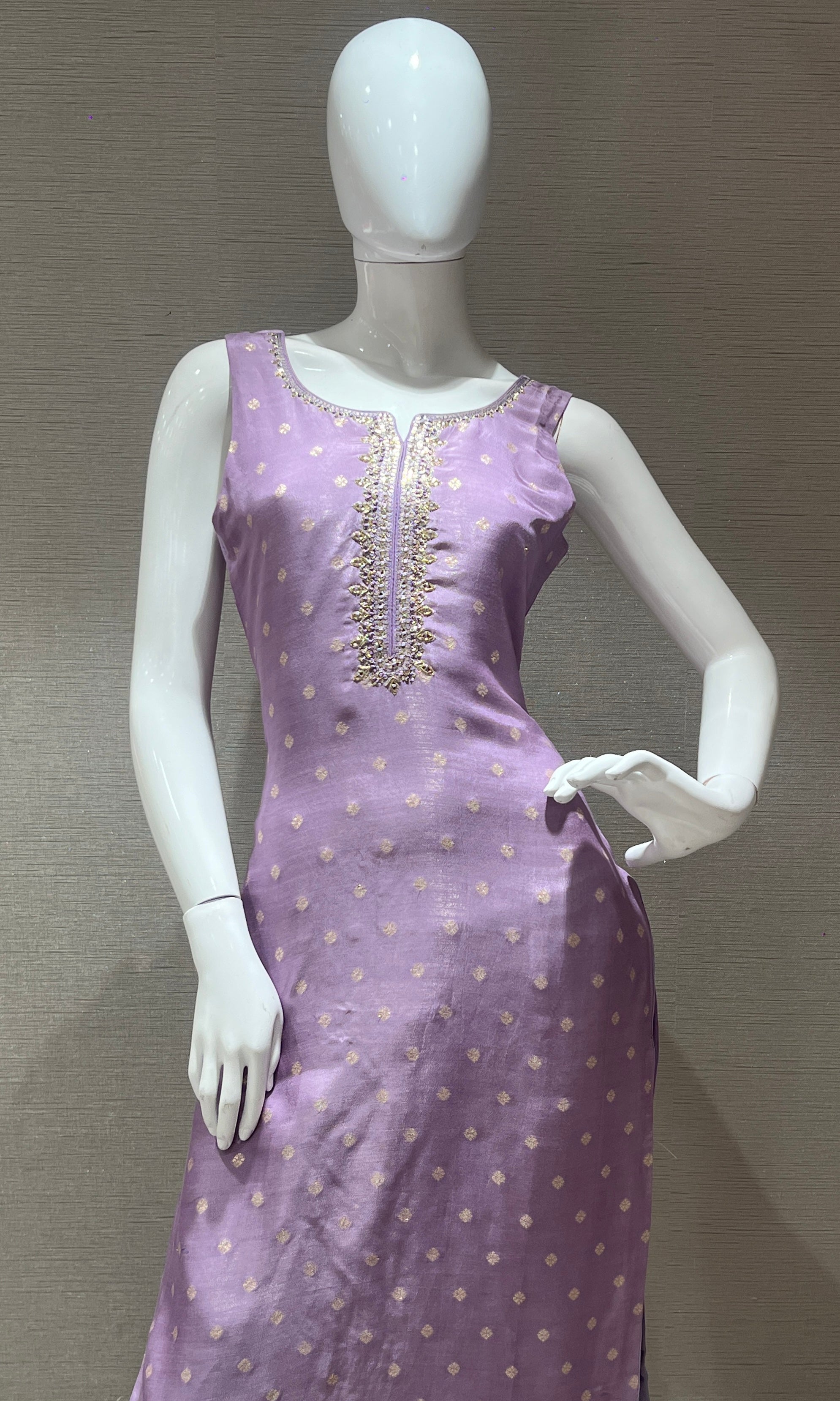 Light purple kurta set