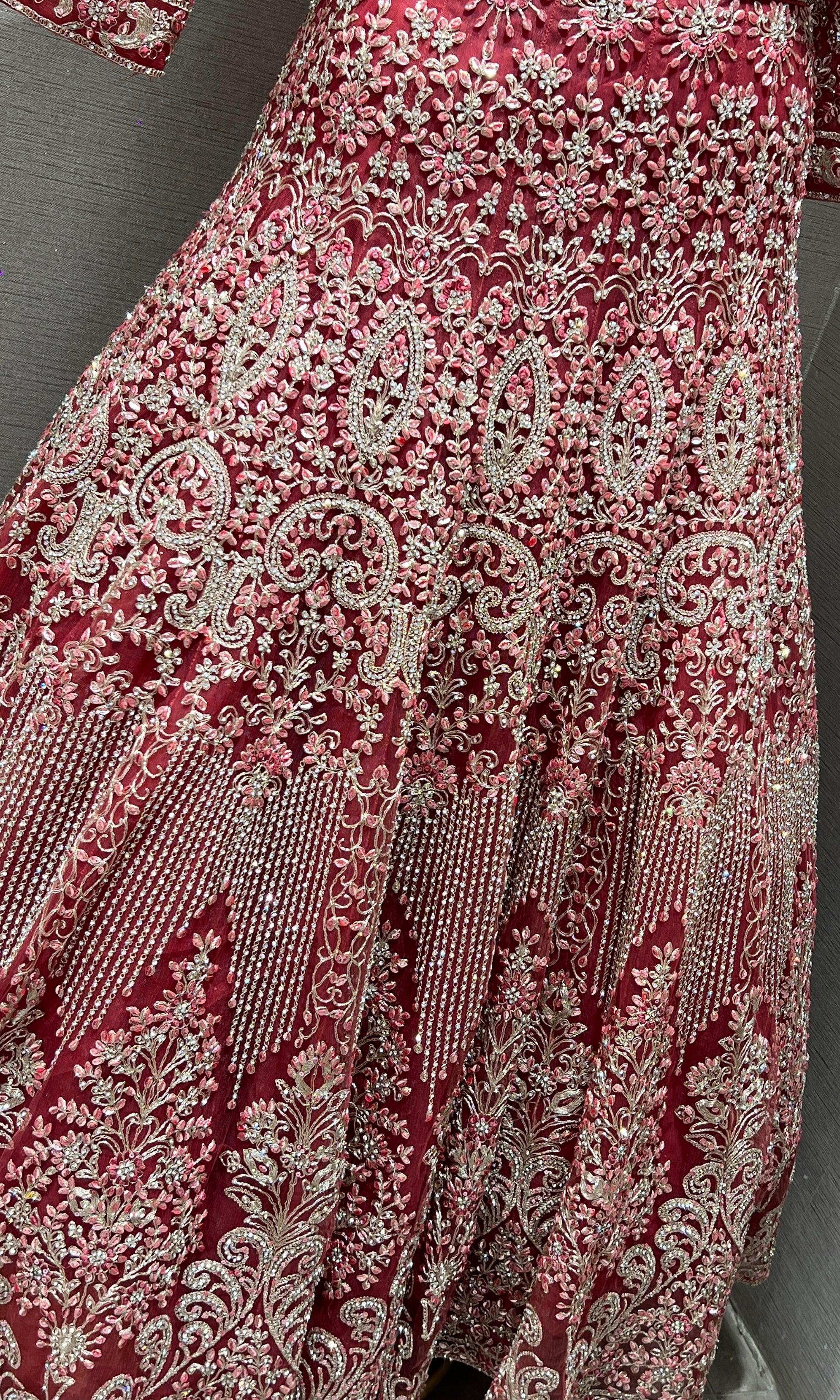Rust Lehenga