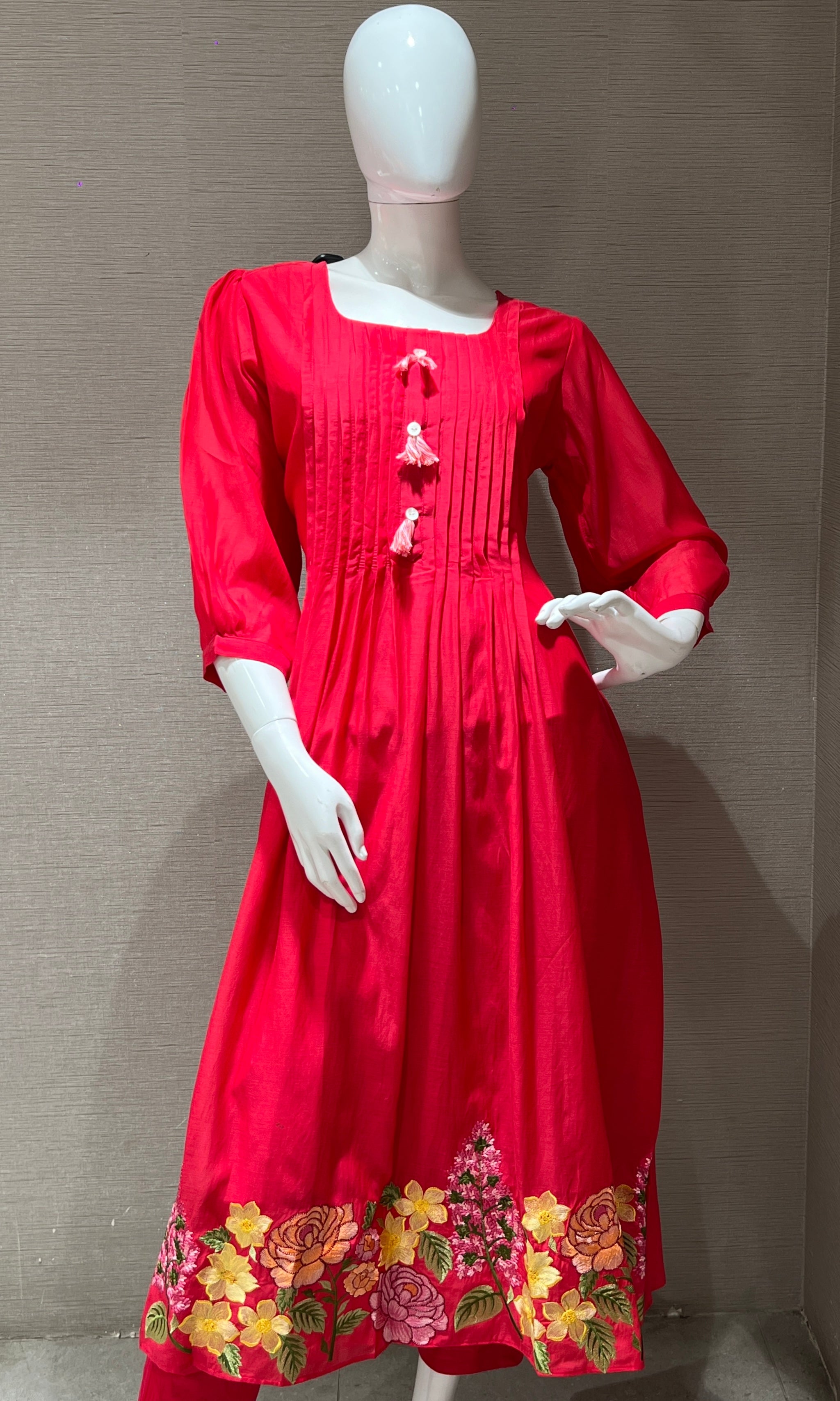 Rani pink Anarkali