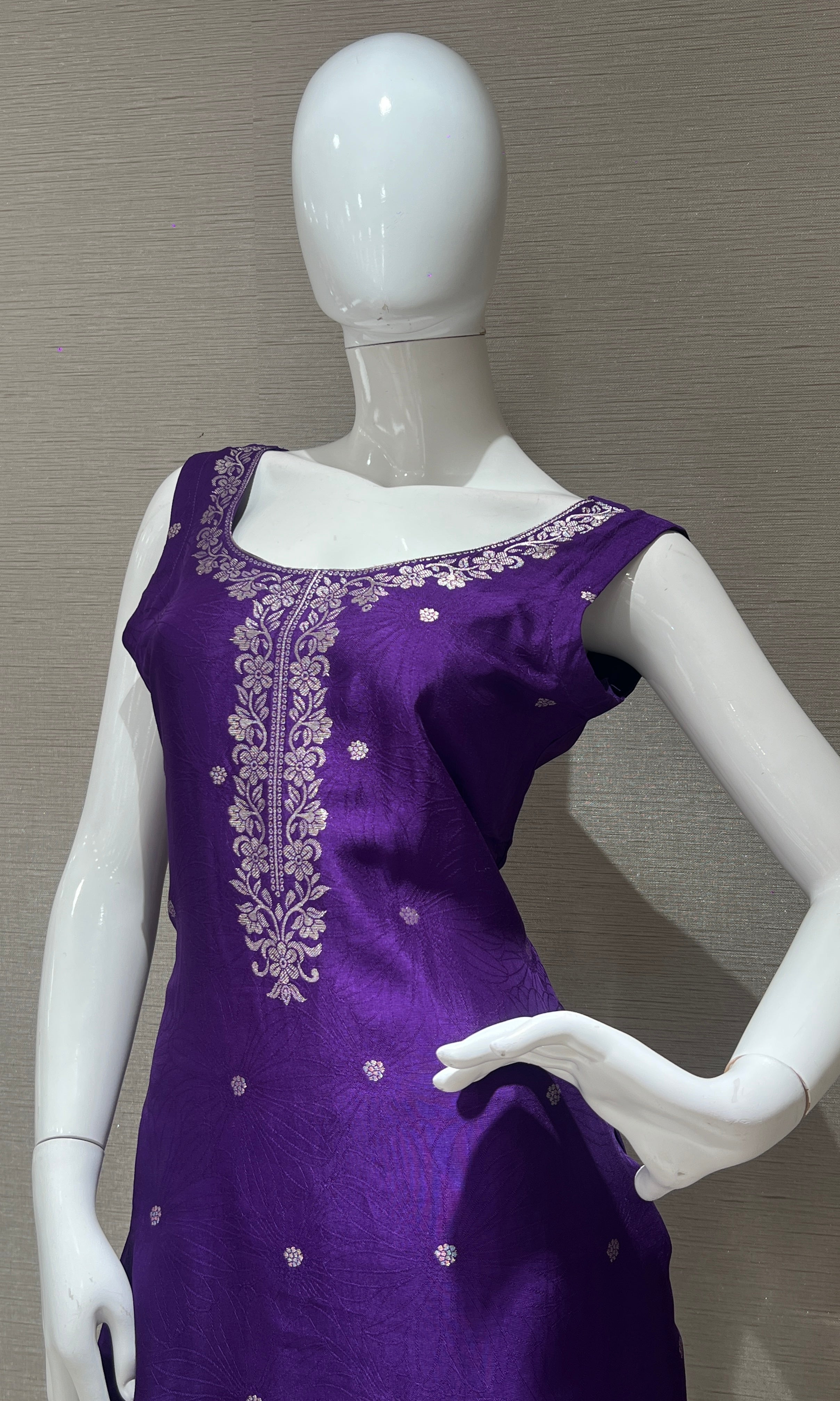 Purple kurta set