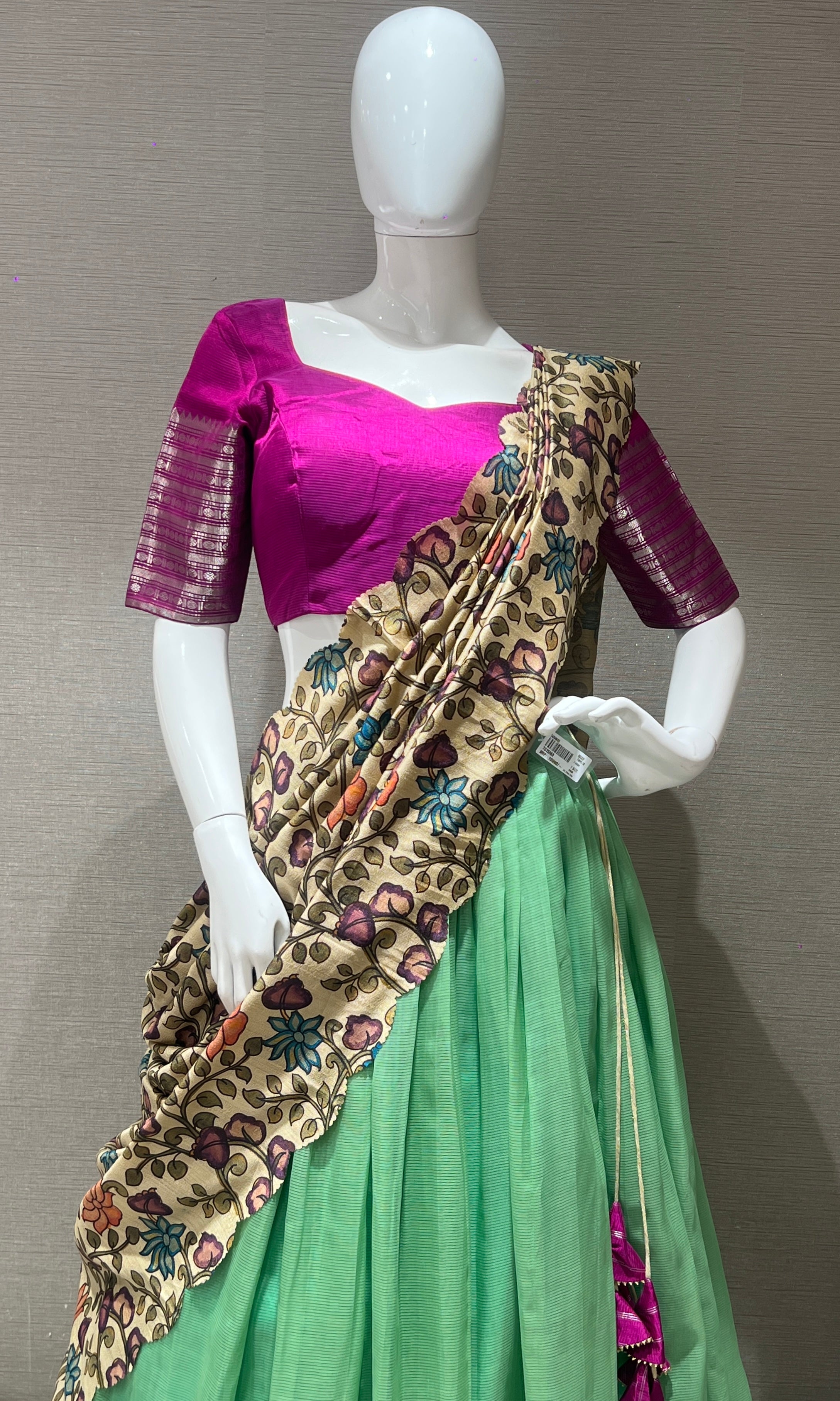 Pista green Lehenga