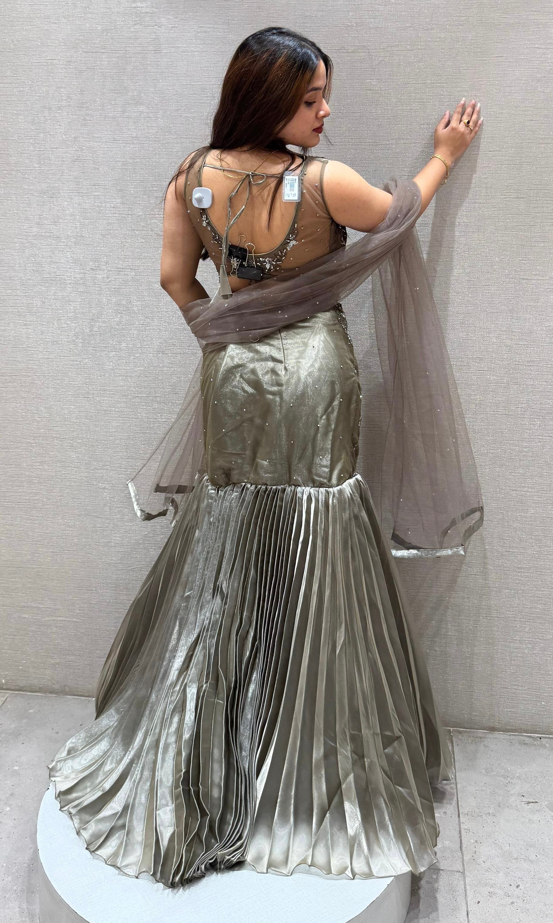 Grey Lehenga
