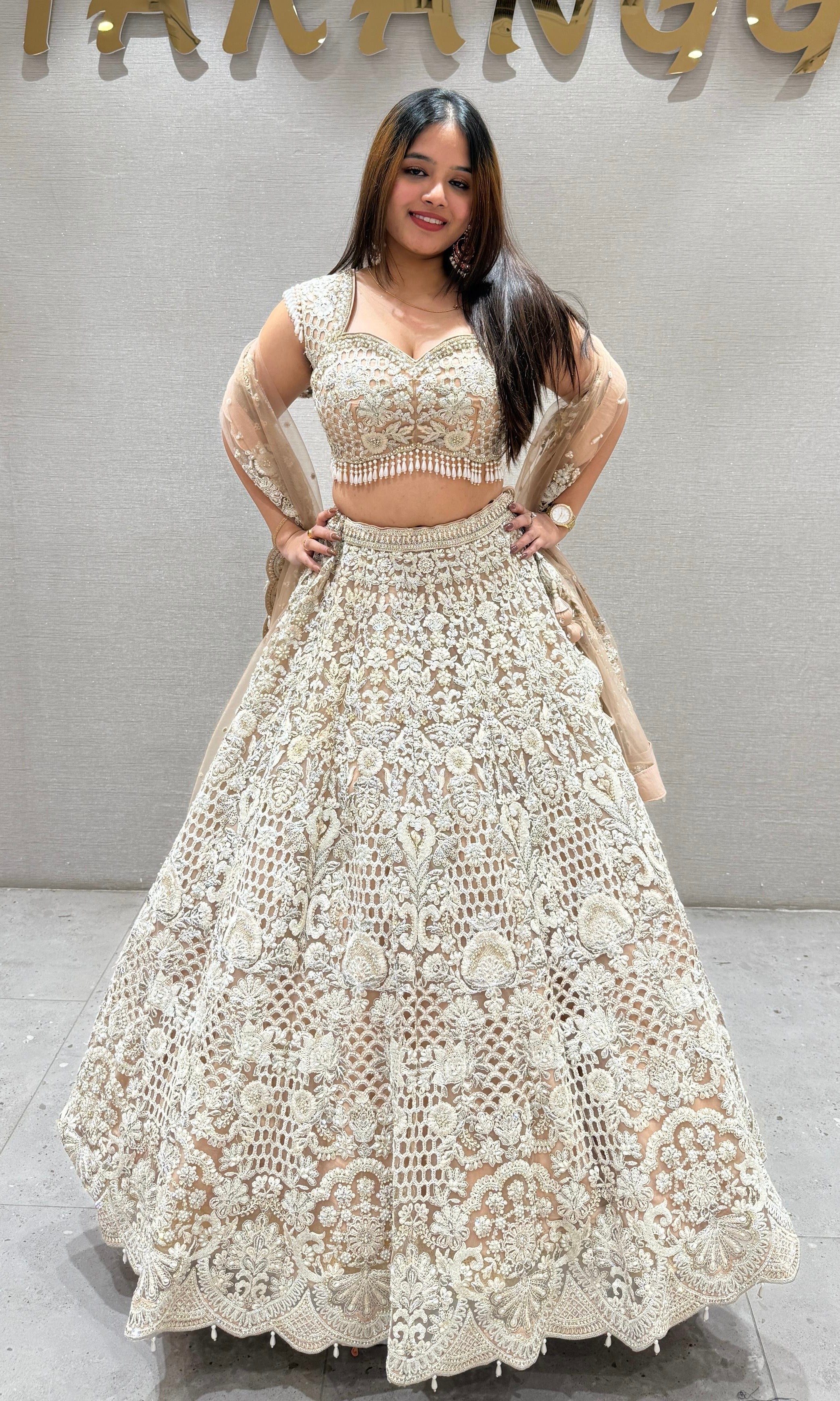 Peach Lehenga