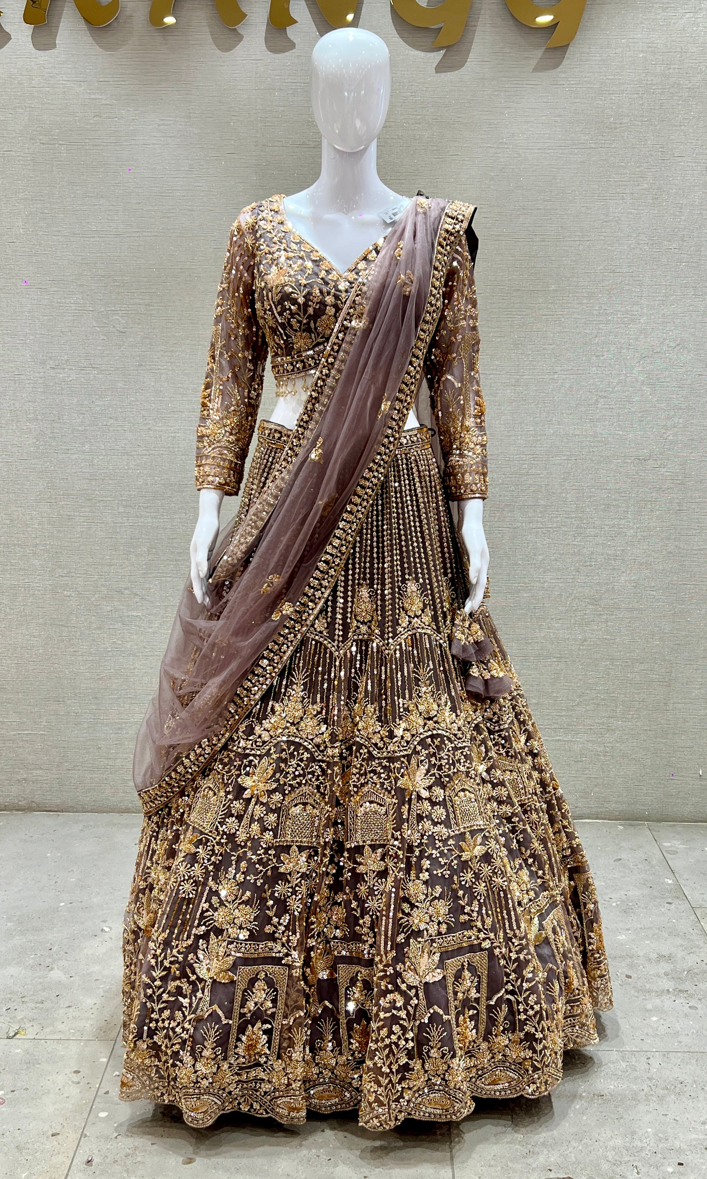 Grey Lehenga