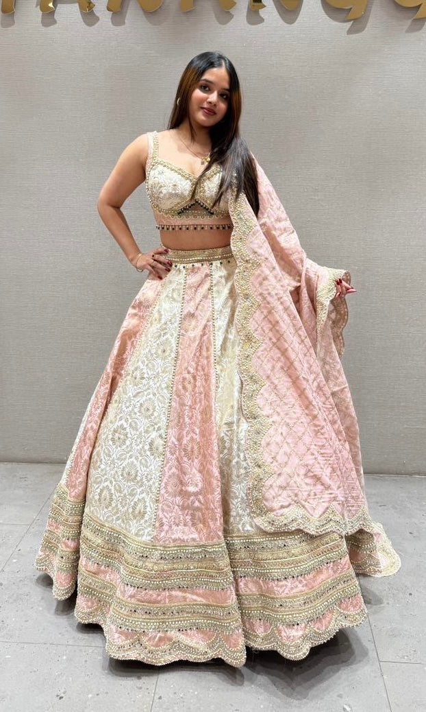 Baby pink Lehenga