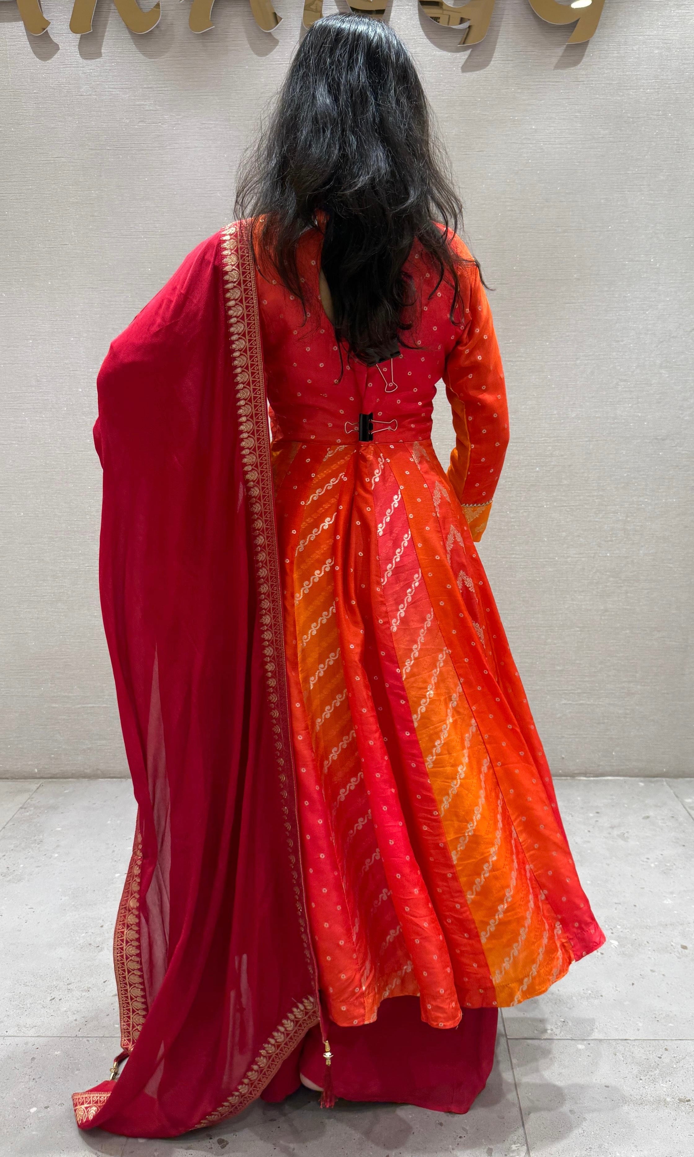 Orange palazzo